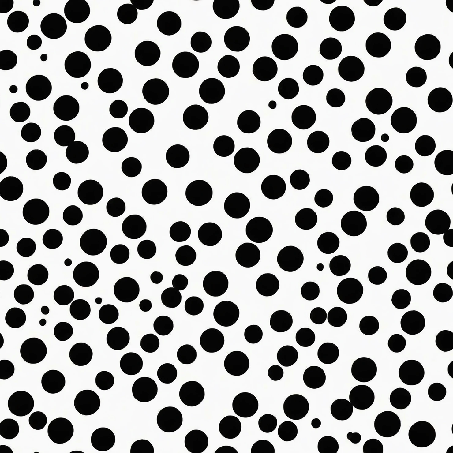 Black dots seamless pattern on a light color background #29172