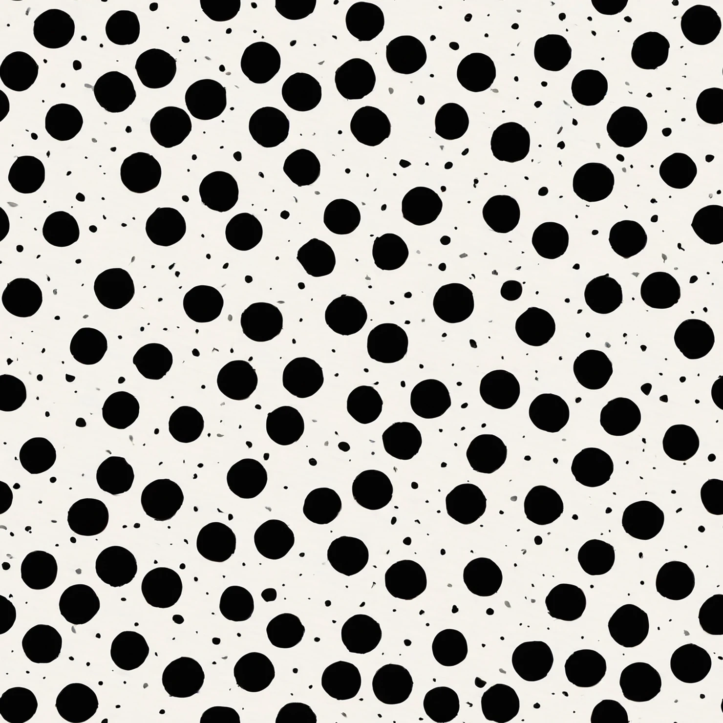 Black dots seamless pattern on a light color background #29173