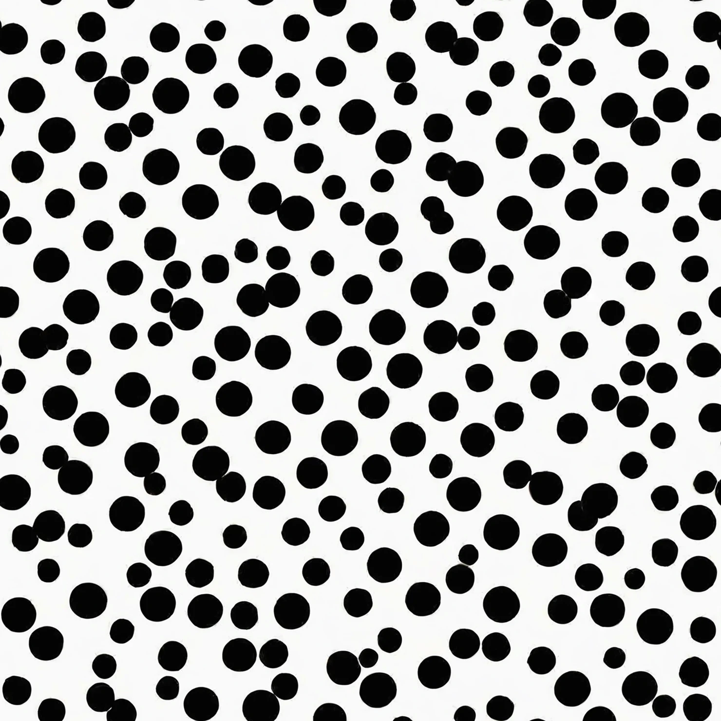 Black dots seamless pattern on a light color background #29180