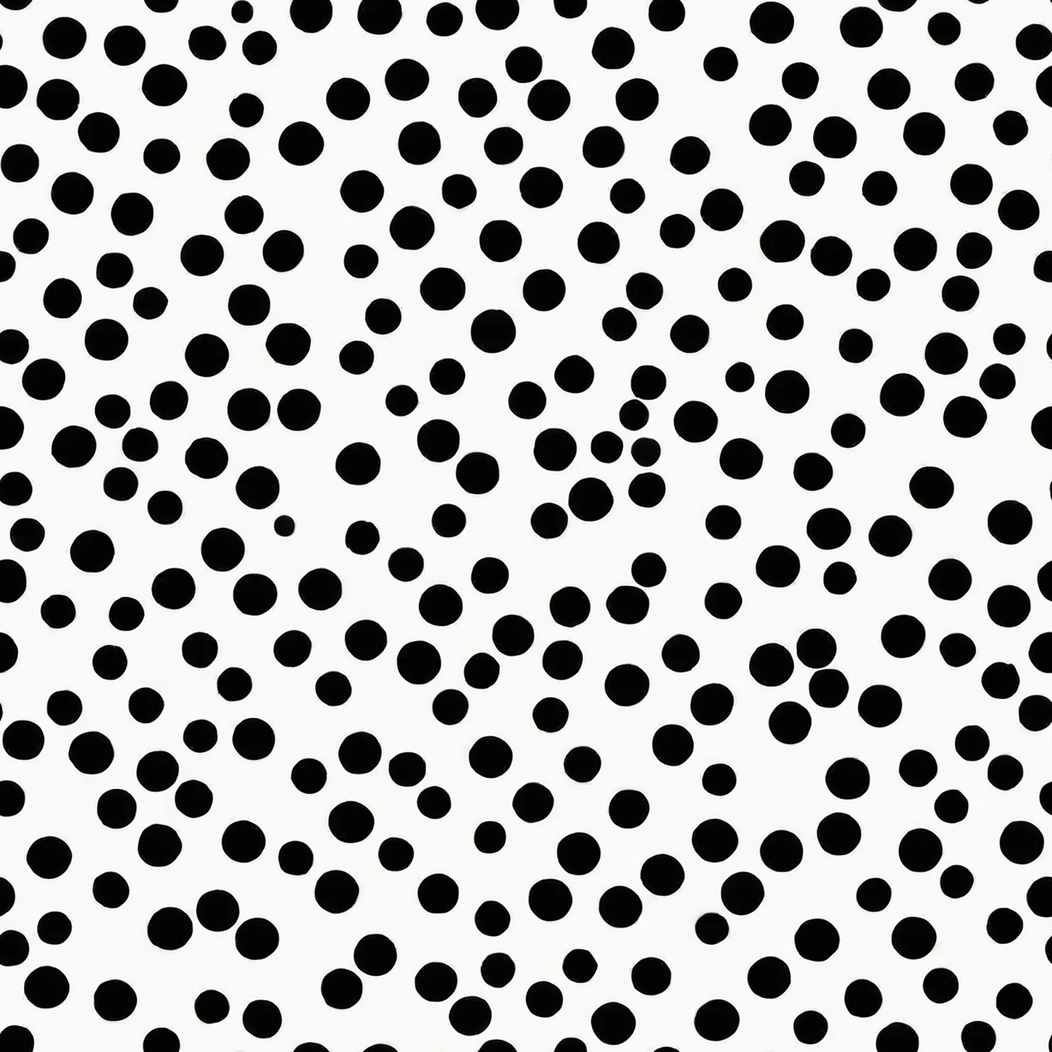 Black dots seamless pattern on a light color background #29181