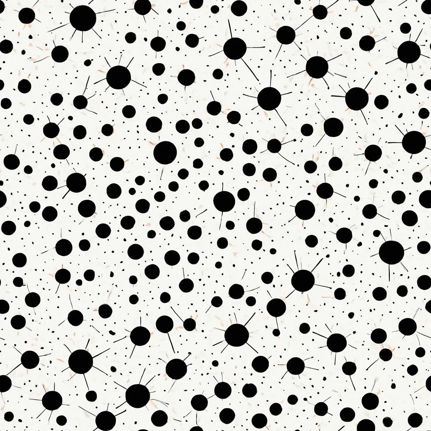 Black dots seamless pattern on a light color background #29188