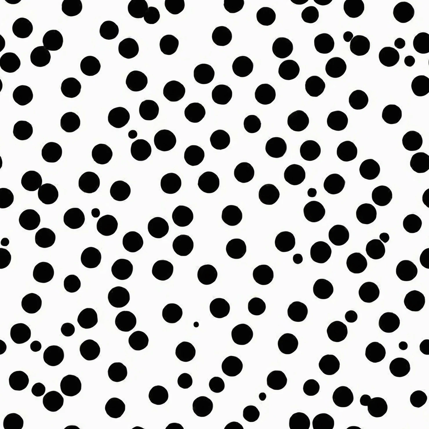 Black dots seamless pattern on a light color background #29190