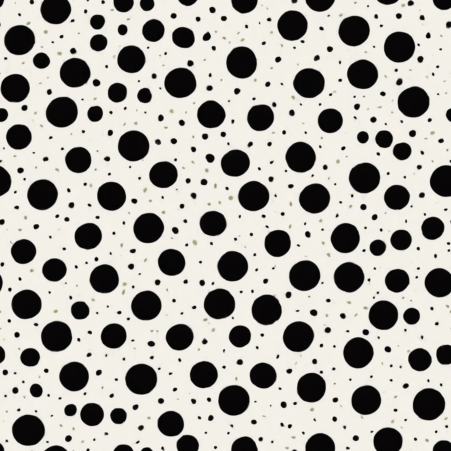 Black dots seamless pattern on a light color background #29192