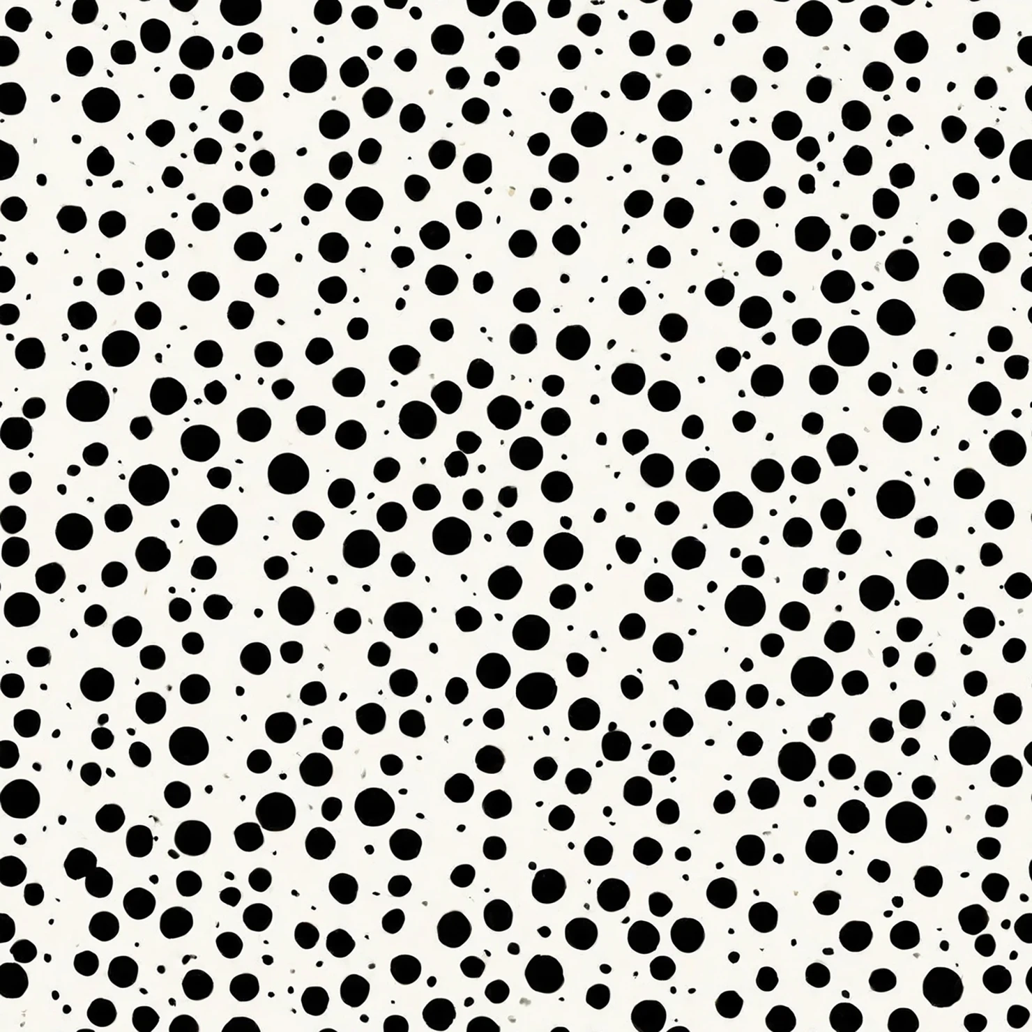 Black dots seamless pattern on a light color background #29194