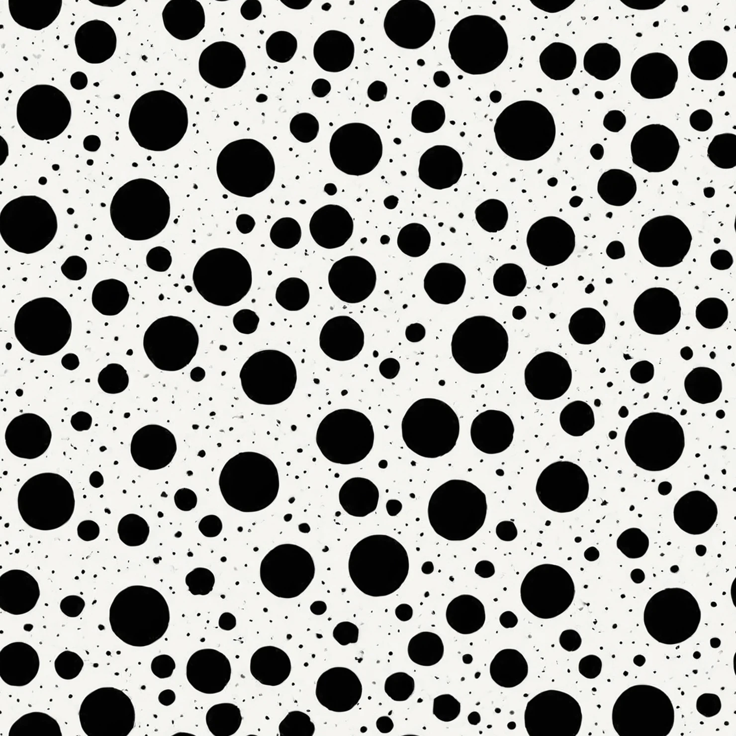 Black dots seamless pattern on a light color background #29196