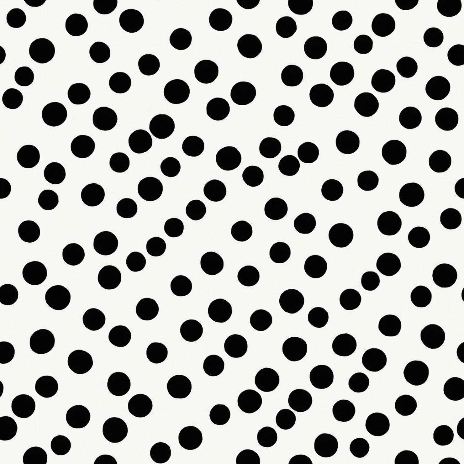 Black dots seamless pattern on a light color background #29200