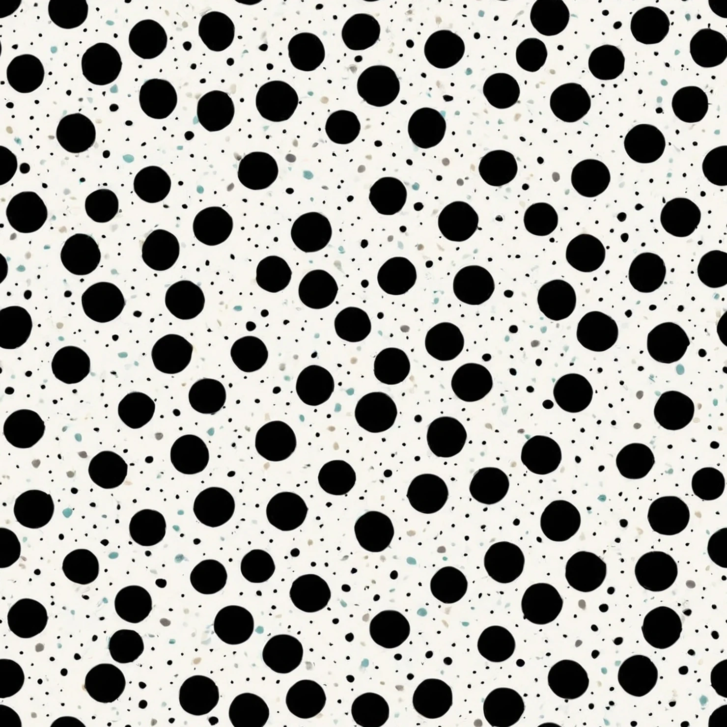 Black dots seamless pattern on a light color background #29205