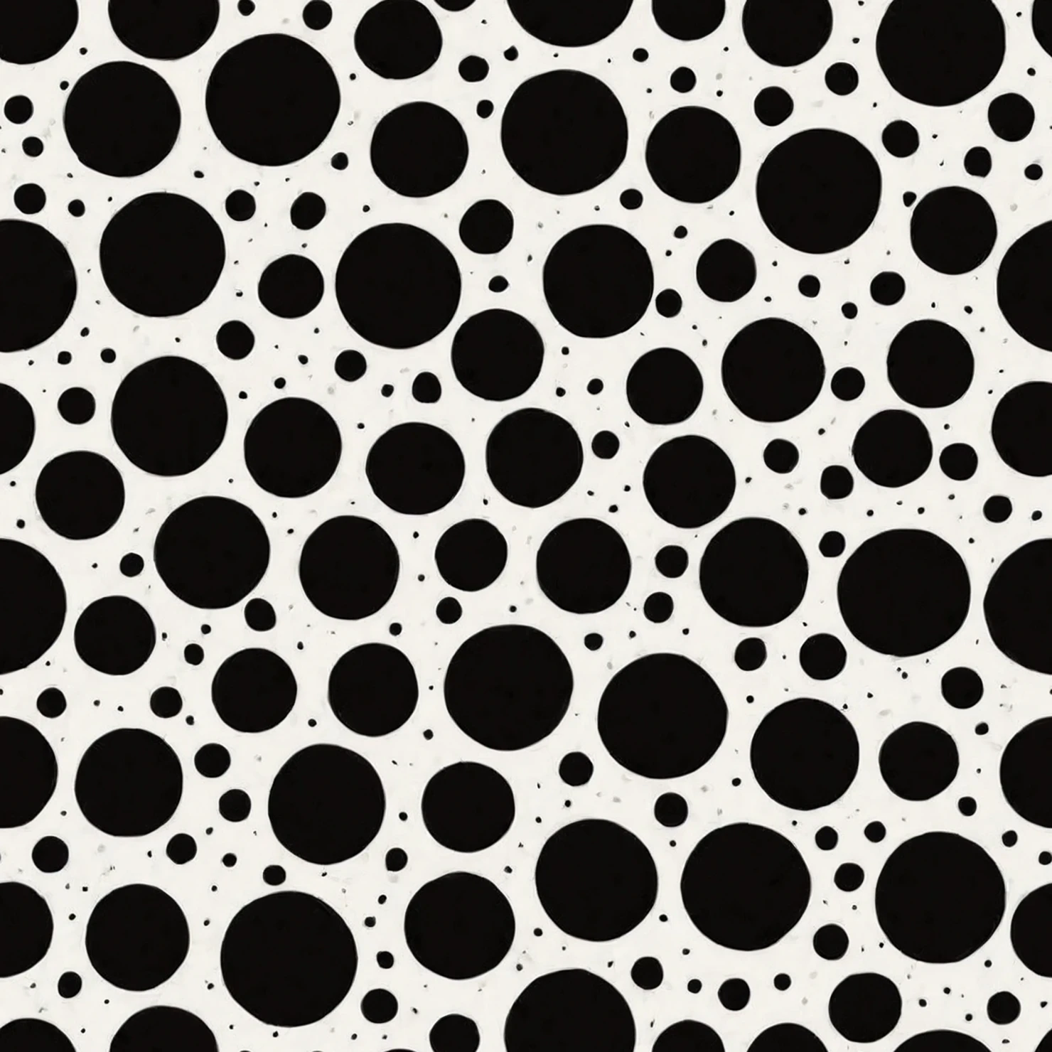 Black dots seamless pattern on a light color background #29209
