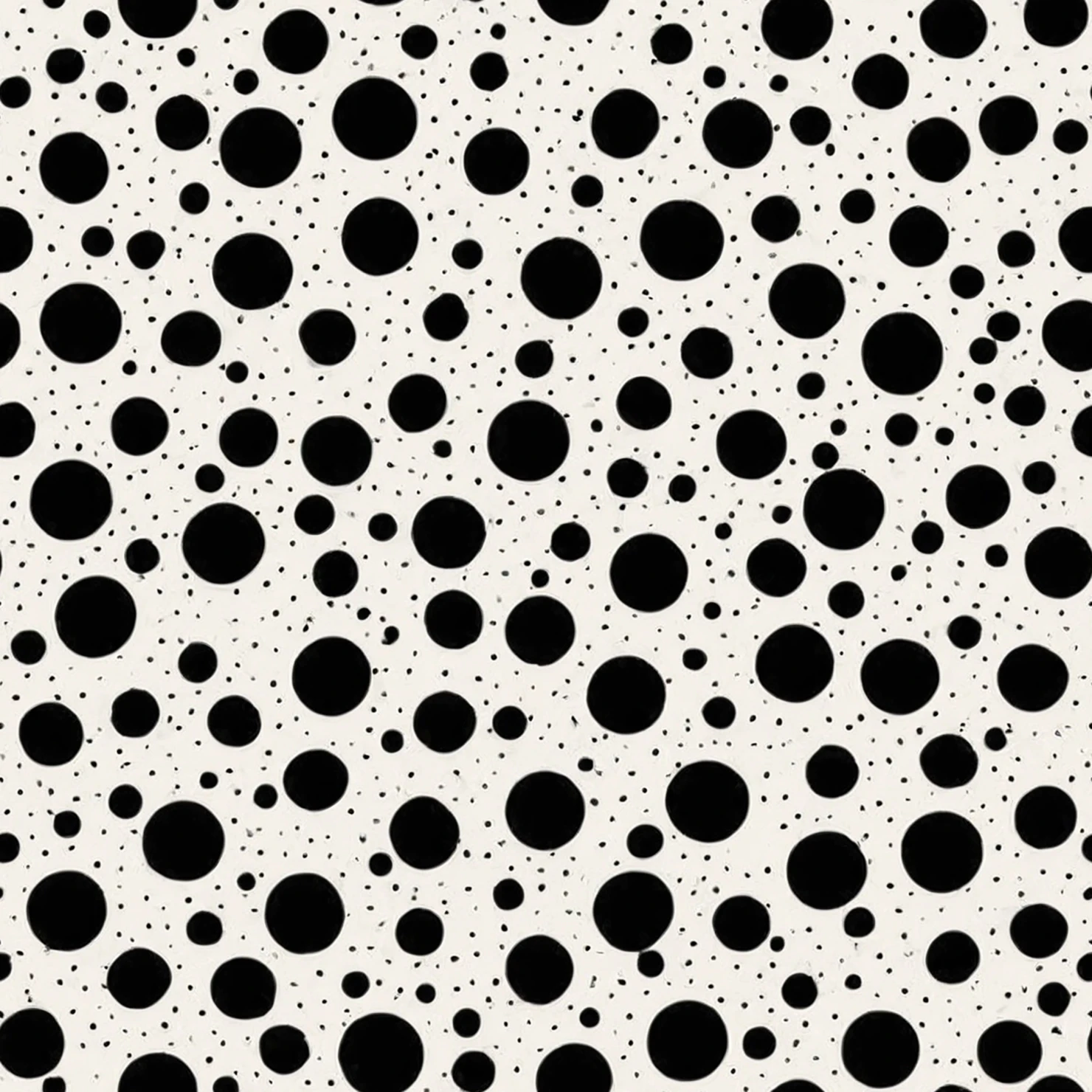 Black dots seamless pattern on a light color background #29215