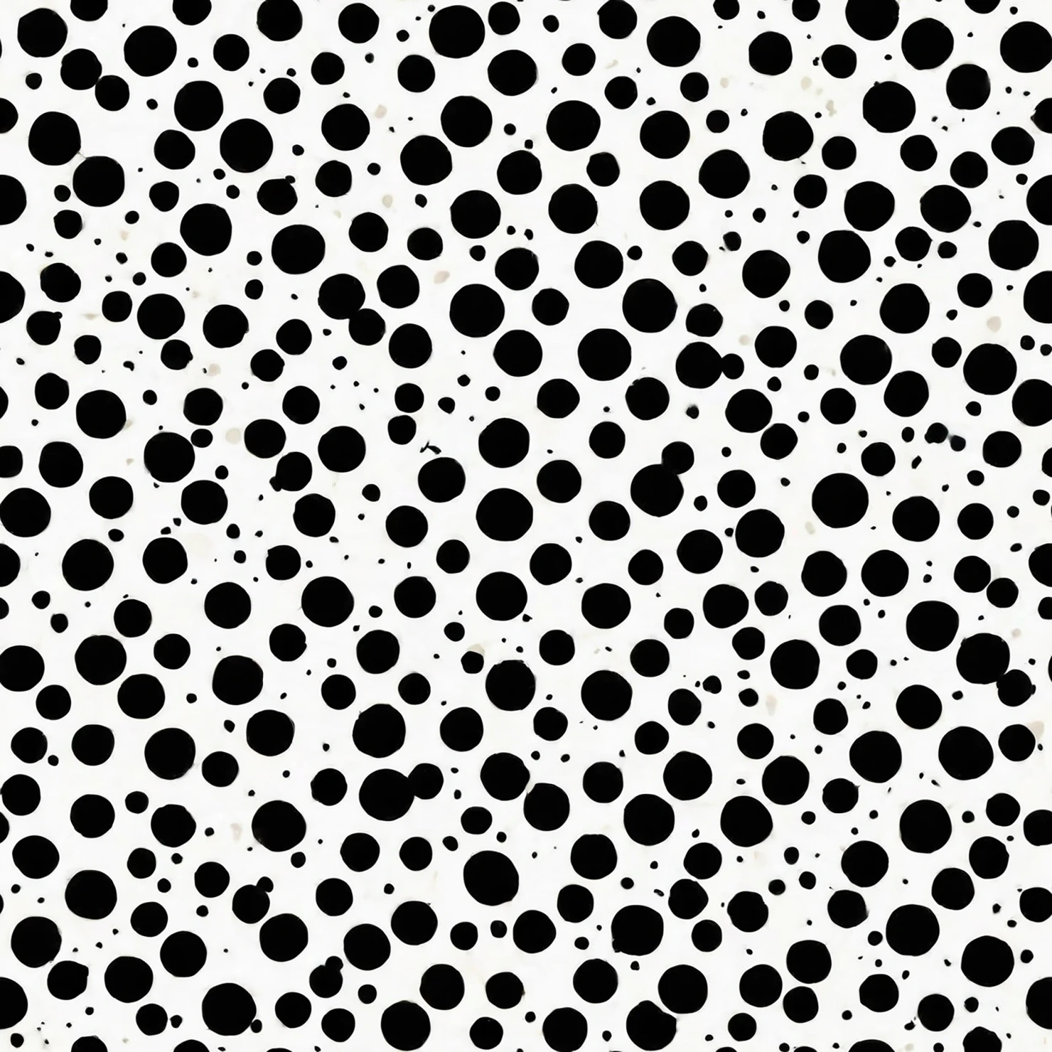 Black dots seamless pattern on a light color background #29220