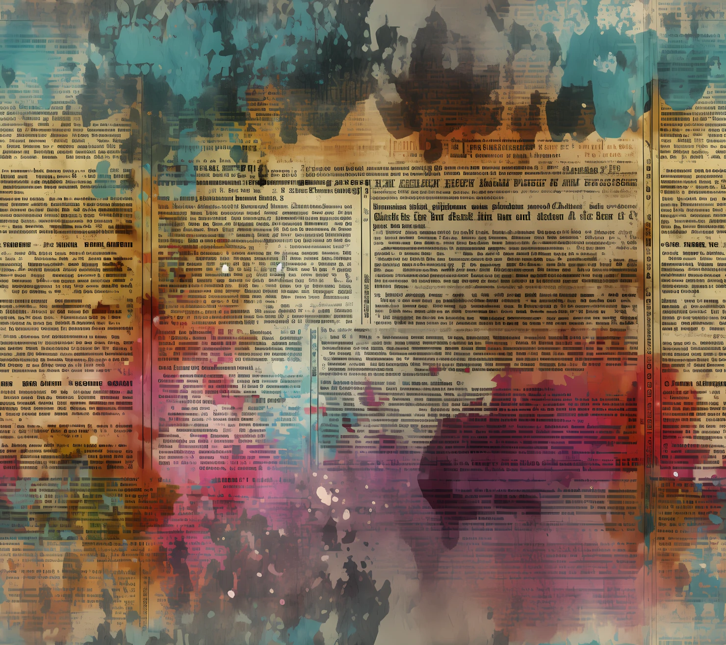 Color grunge texture old newspaper background and space #29535