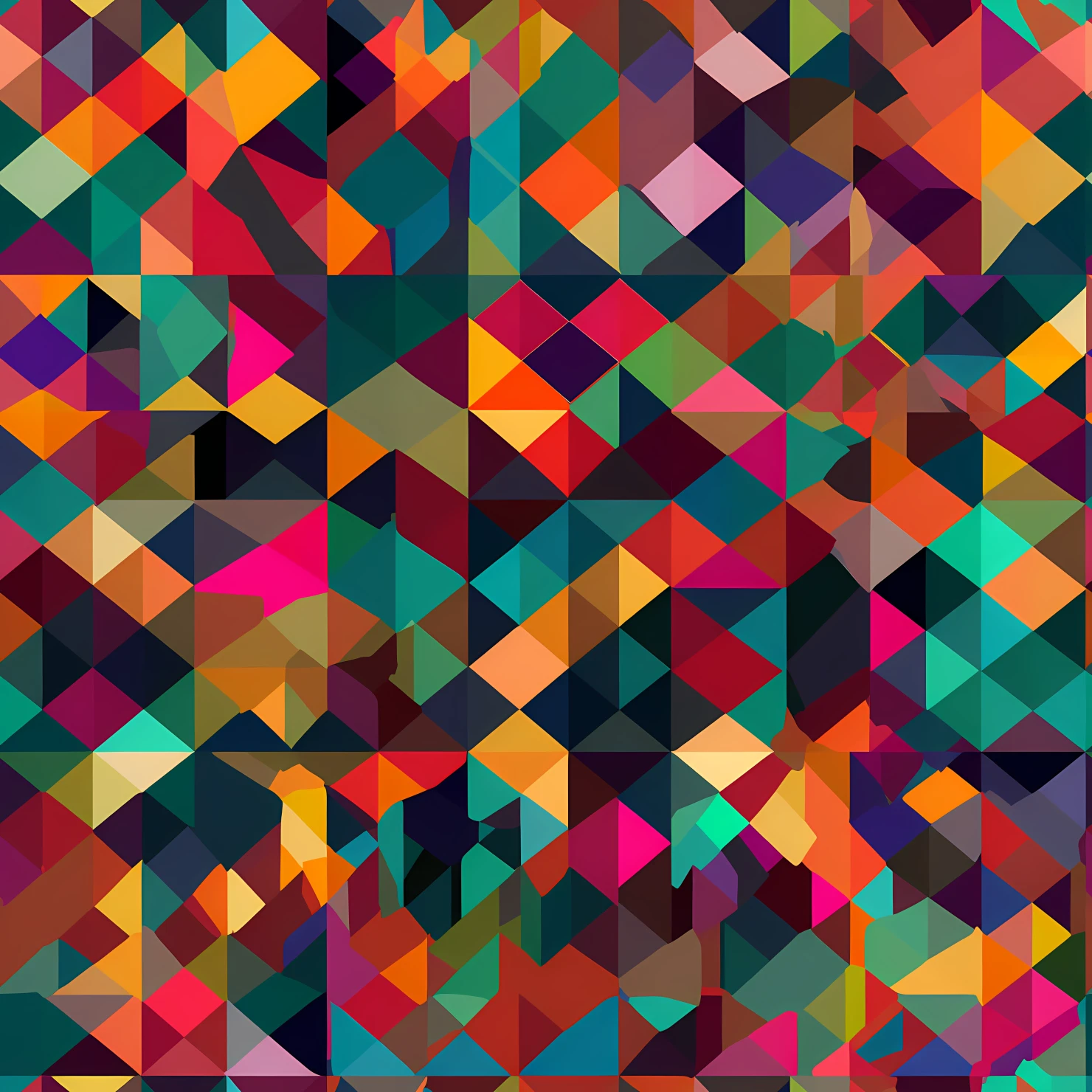 Diamond colorful seamless pattern on a light color background #29590