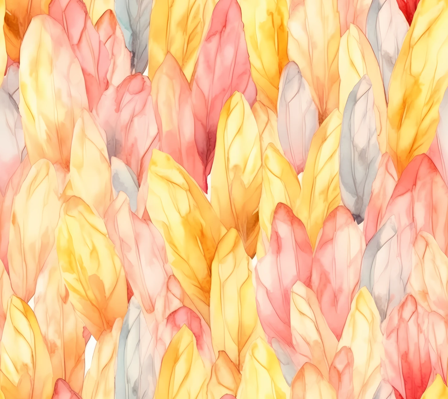 Watercolor ice cream boho seamless pattern on a light color background #30034