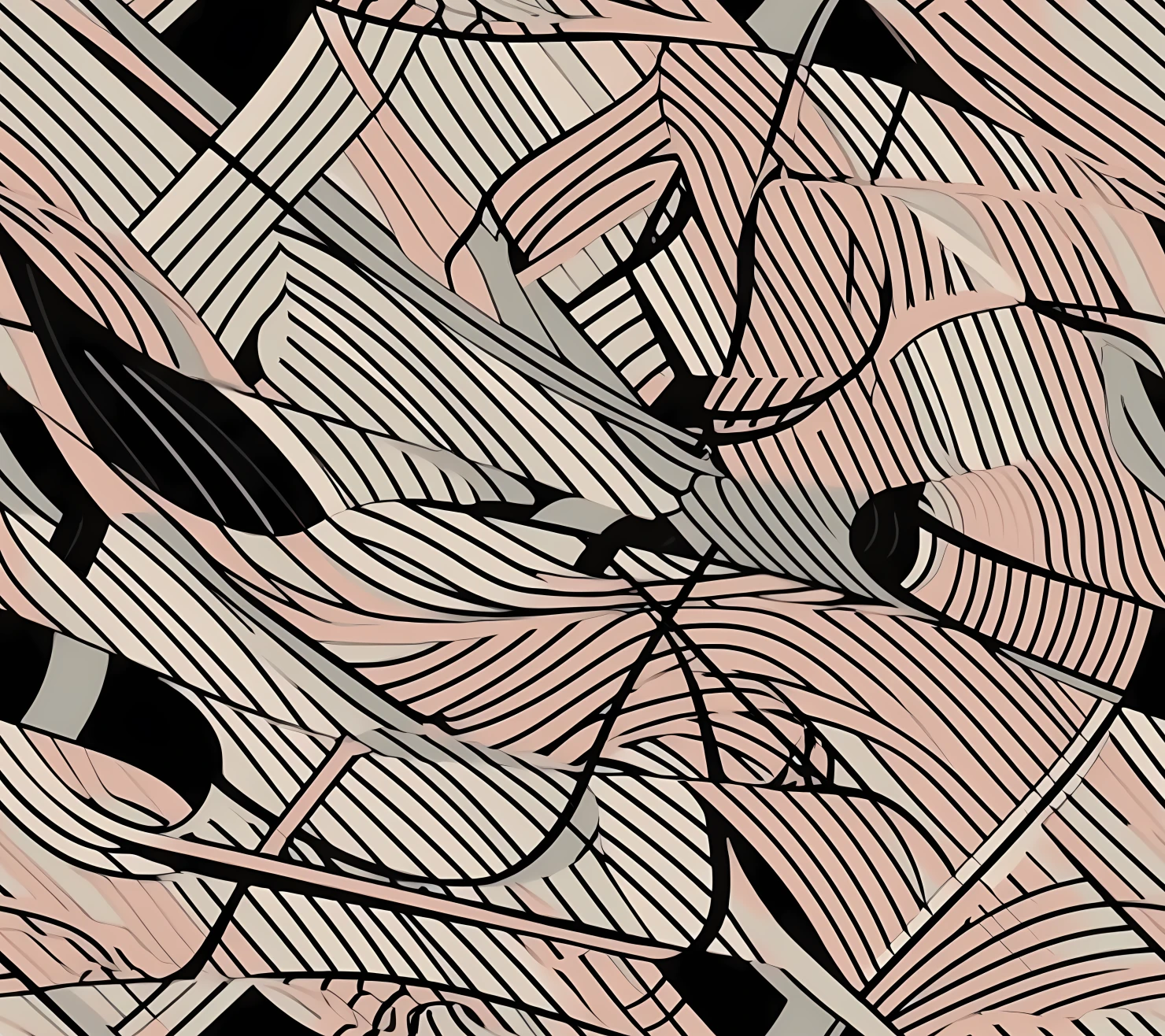 Line seamless pattern on a light color background #30036