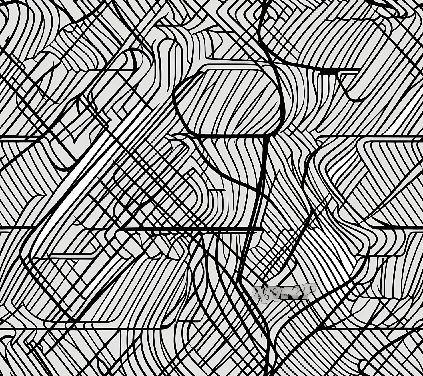 Line seamless pattern on a light color background #30037