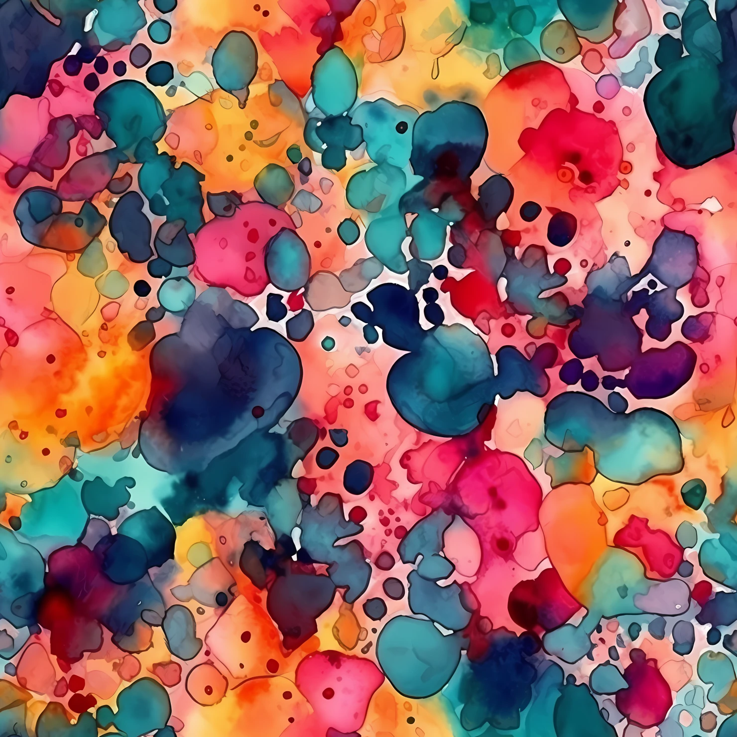 Watercolor seamless pattern on a light color background #30177