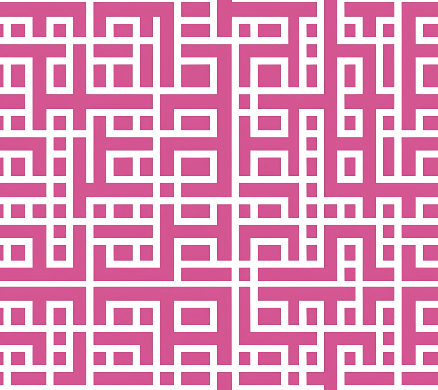 Pink and white square lines boho seamless pattern on a light color background #30204