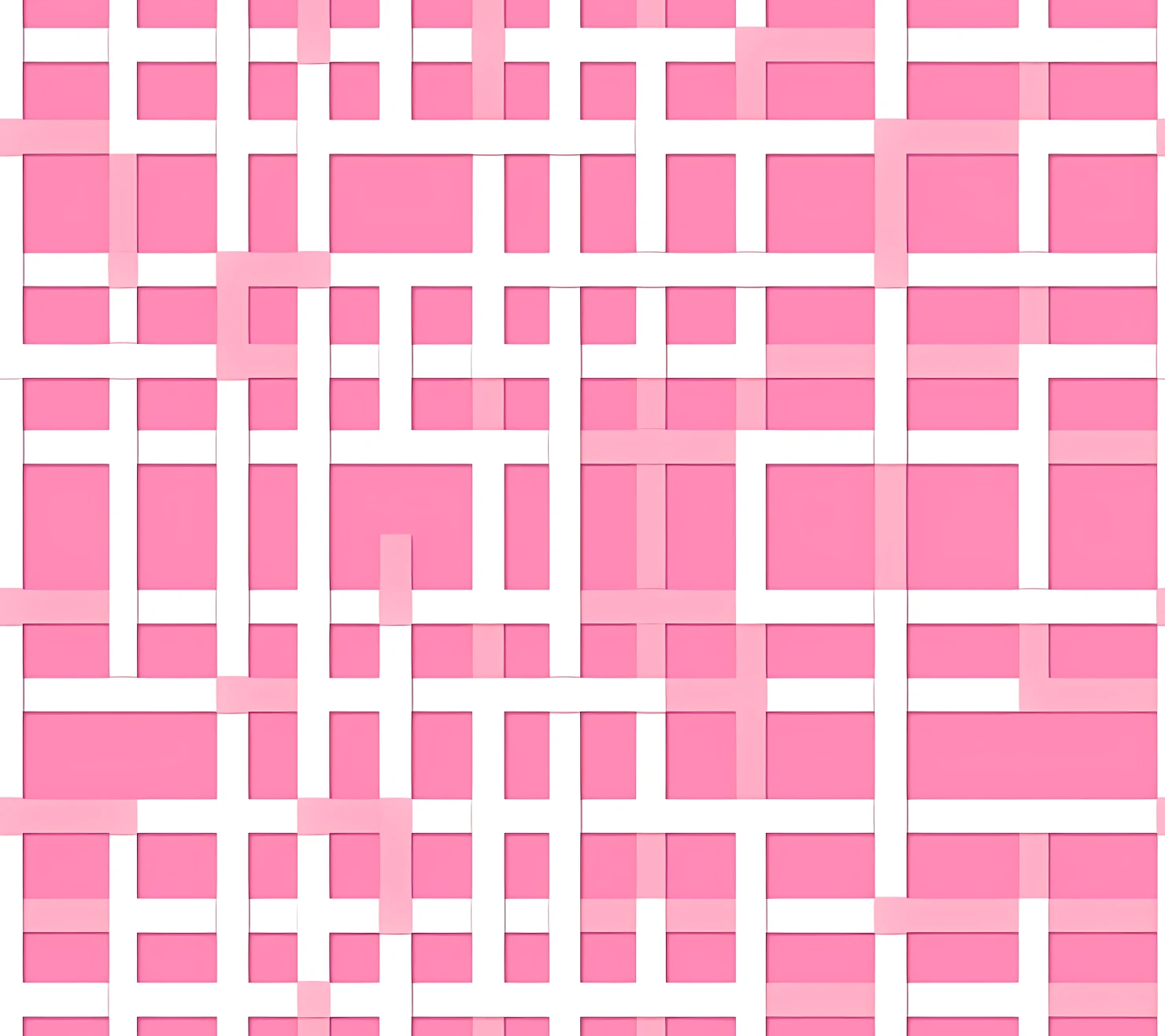 Pink and white square lines boho seamless pattern on a light color background #30207