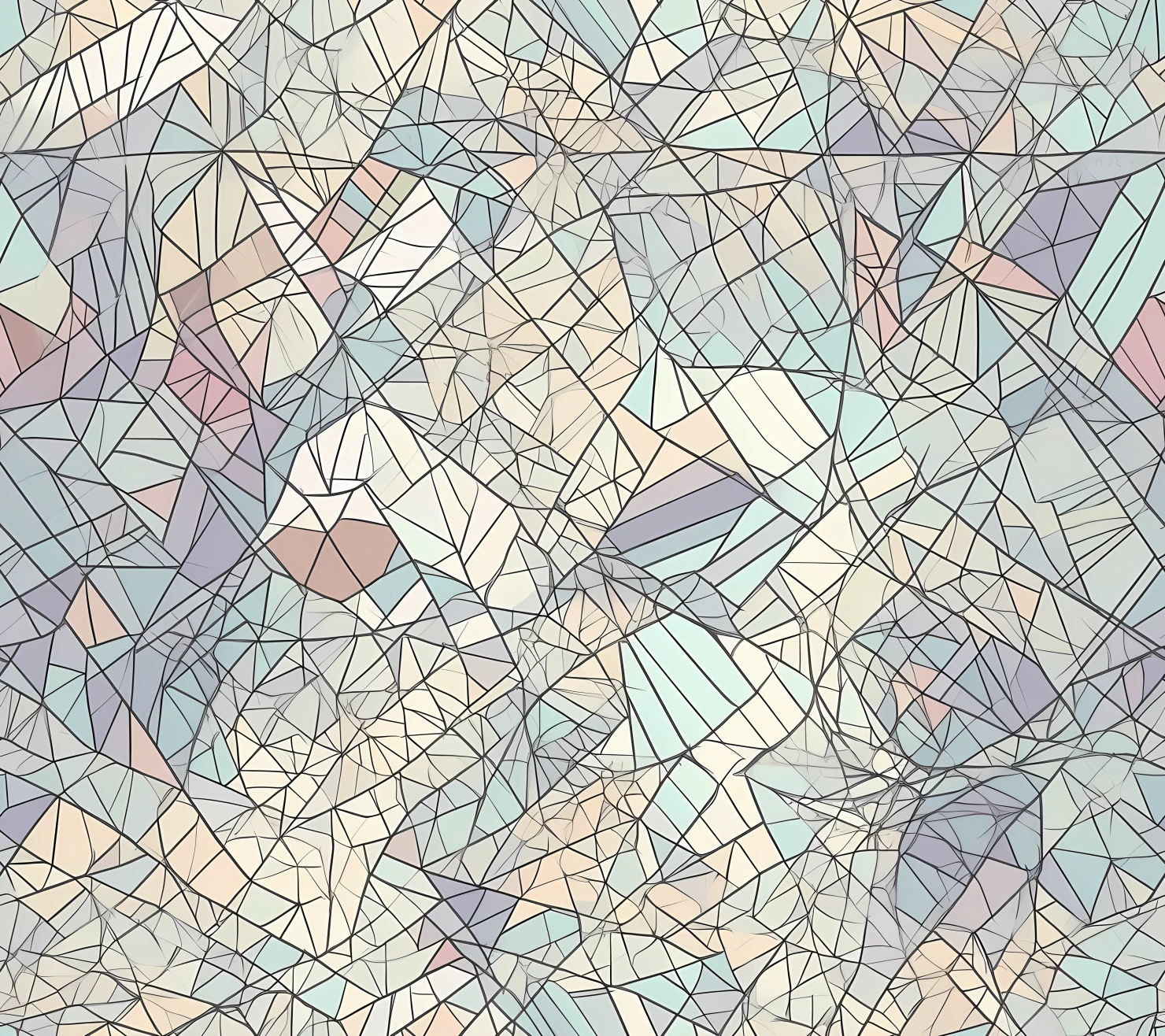 Polygon boho seamless pattern on a light color background #30209