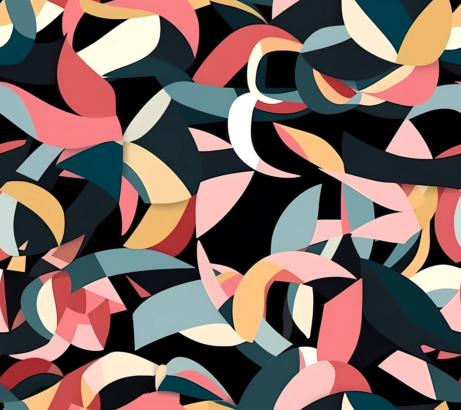 Ribbon bow seamless pattern on a light color background #30242