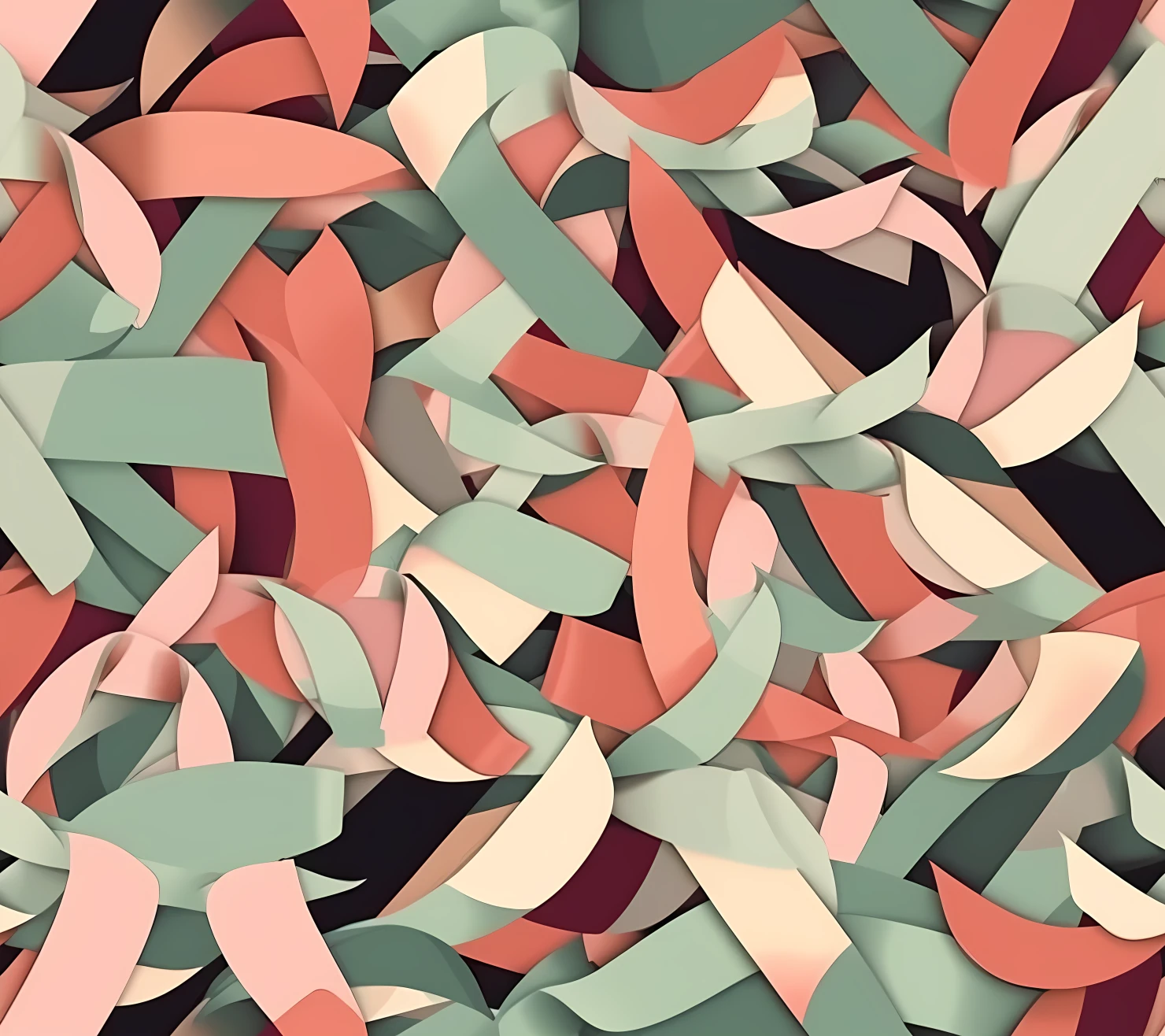 Ribbon bow seamless pattern on a light color background #30243