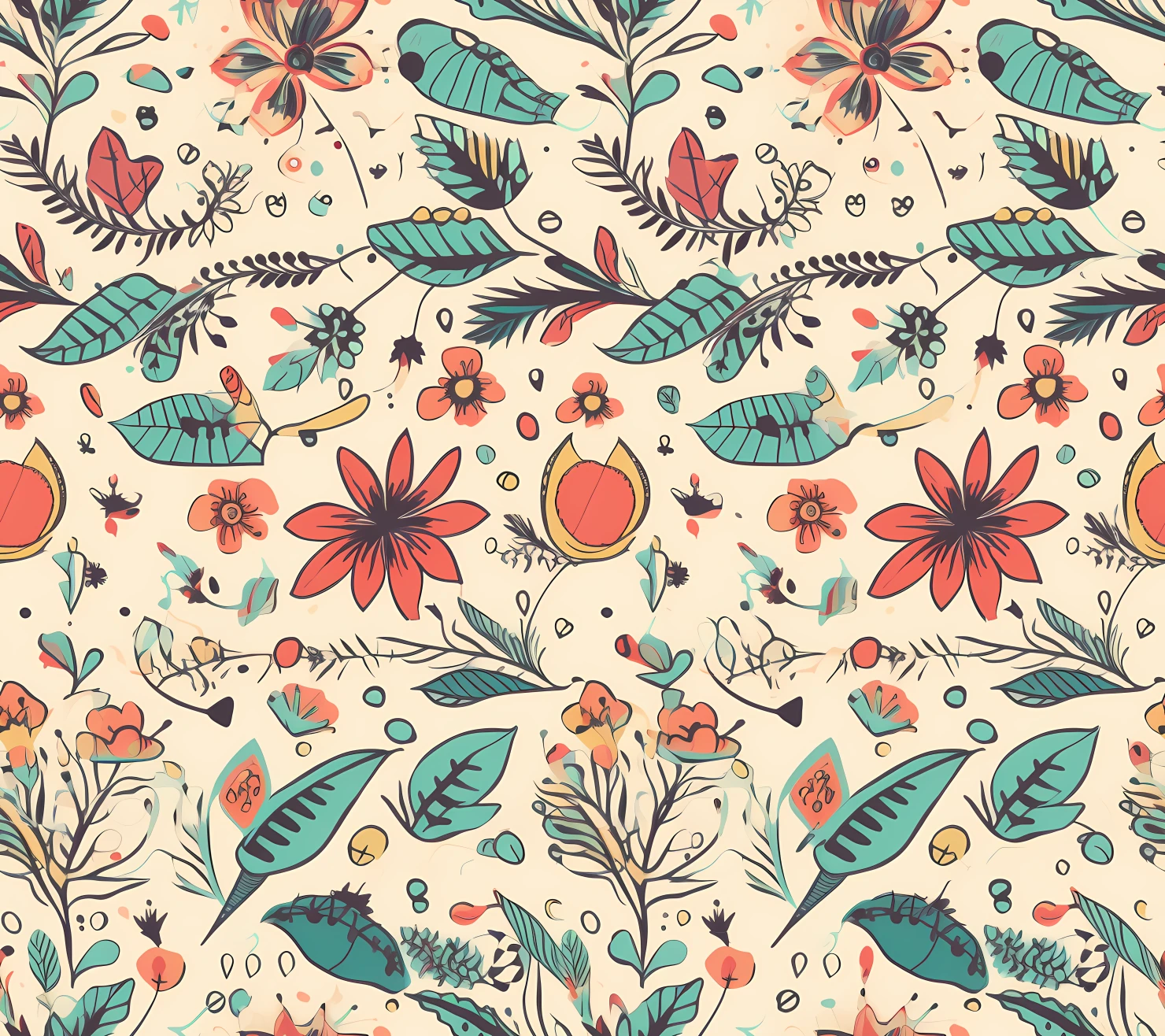Simple seamless pattern on a light color background #30262