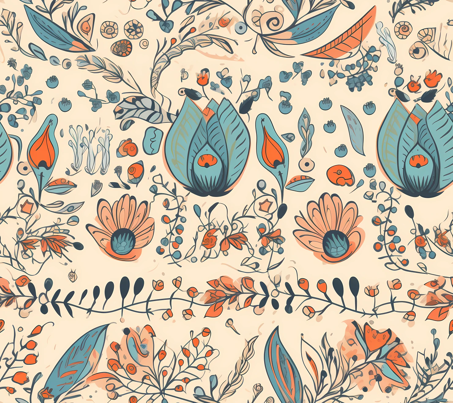 Simple seamless pattern on a light color background #30263