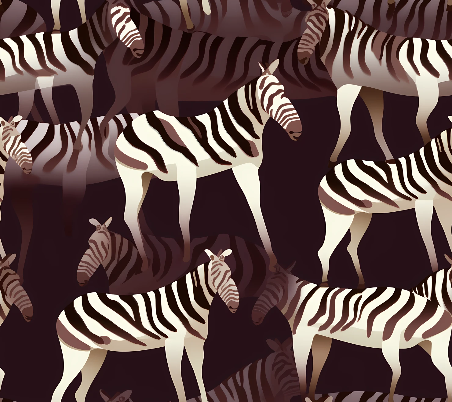 Zebra skin seamless pattern on a light color background #30264