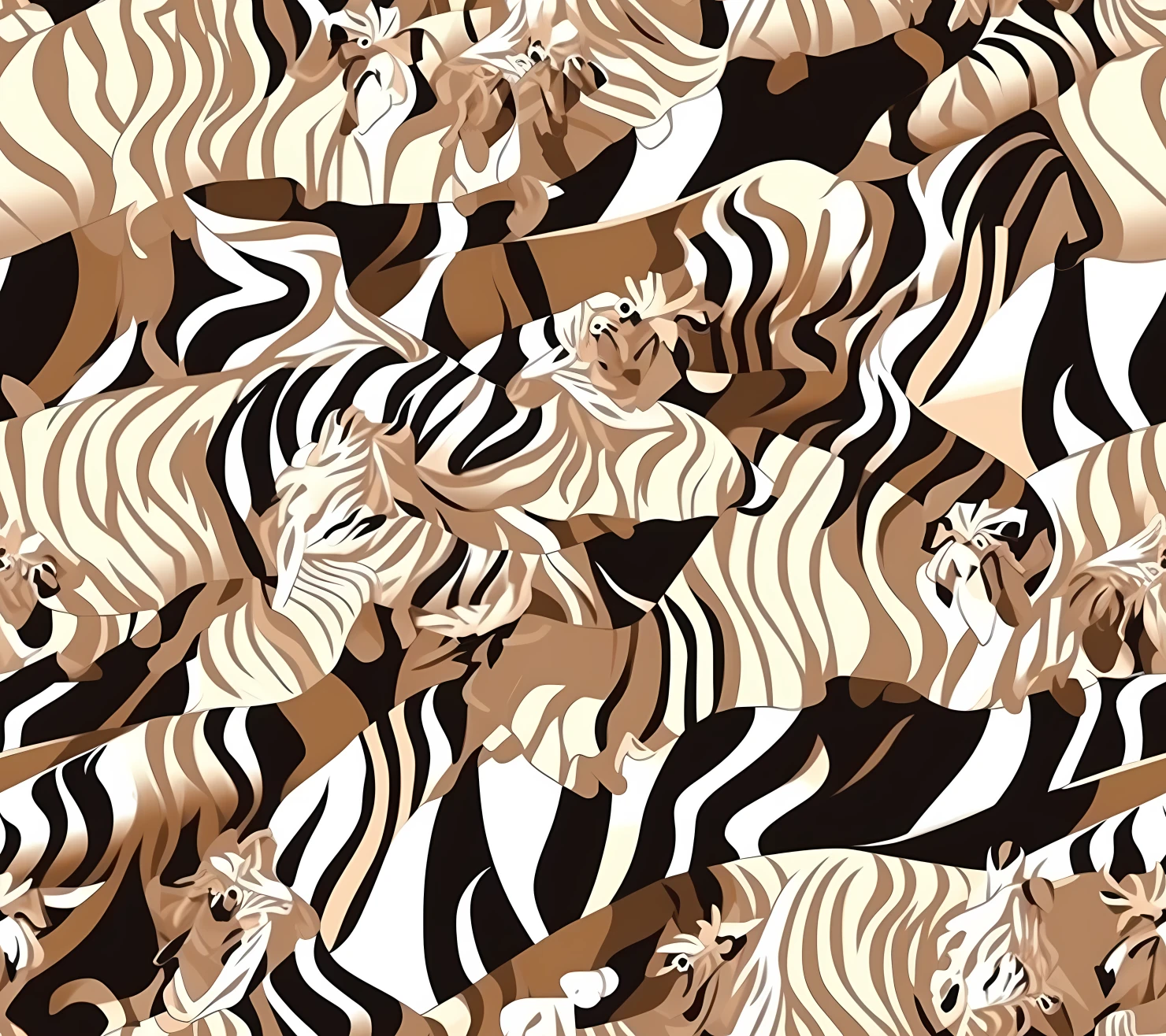 Zebra skin seamless pattern on a light color background #30266