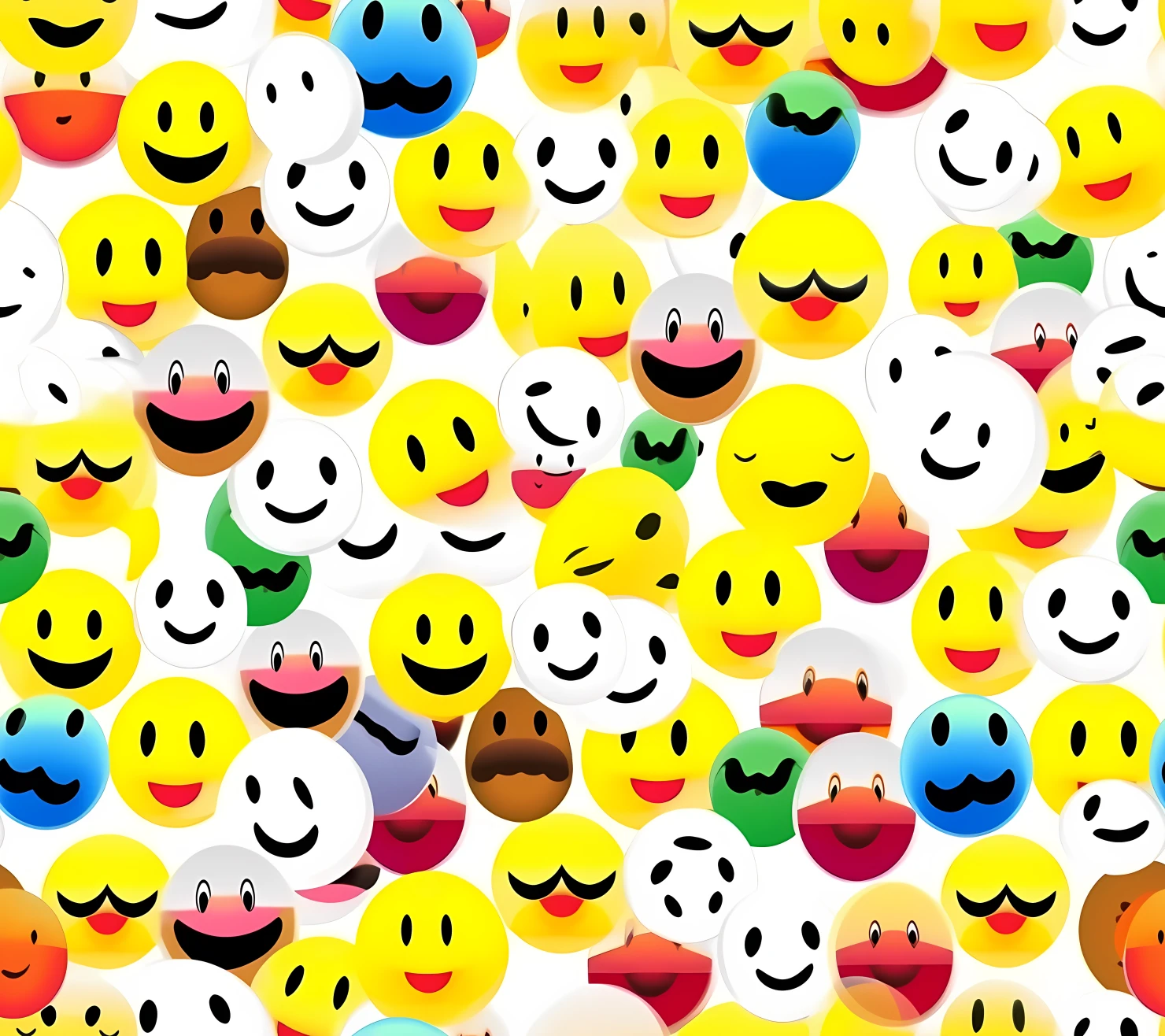 Smiley face boho seamless pattern on a light color background #30287