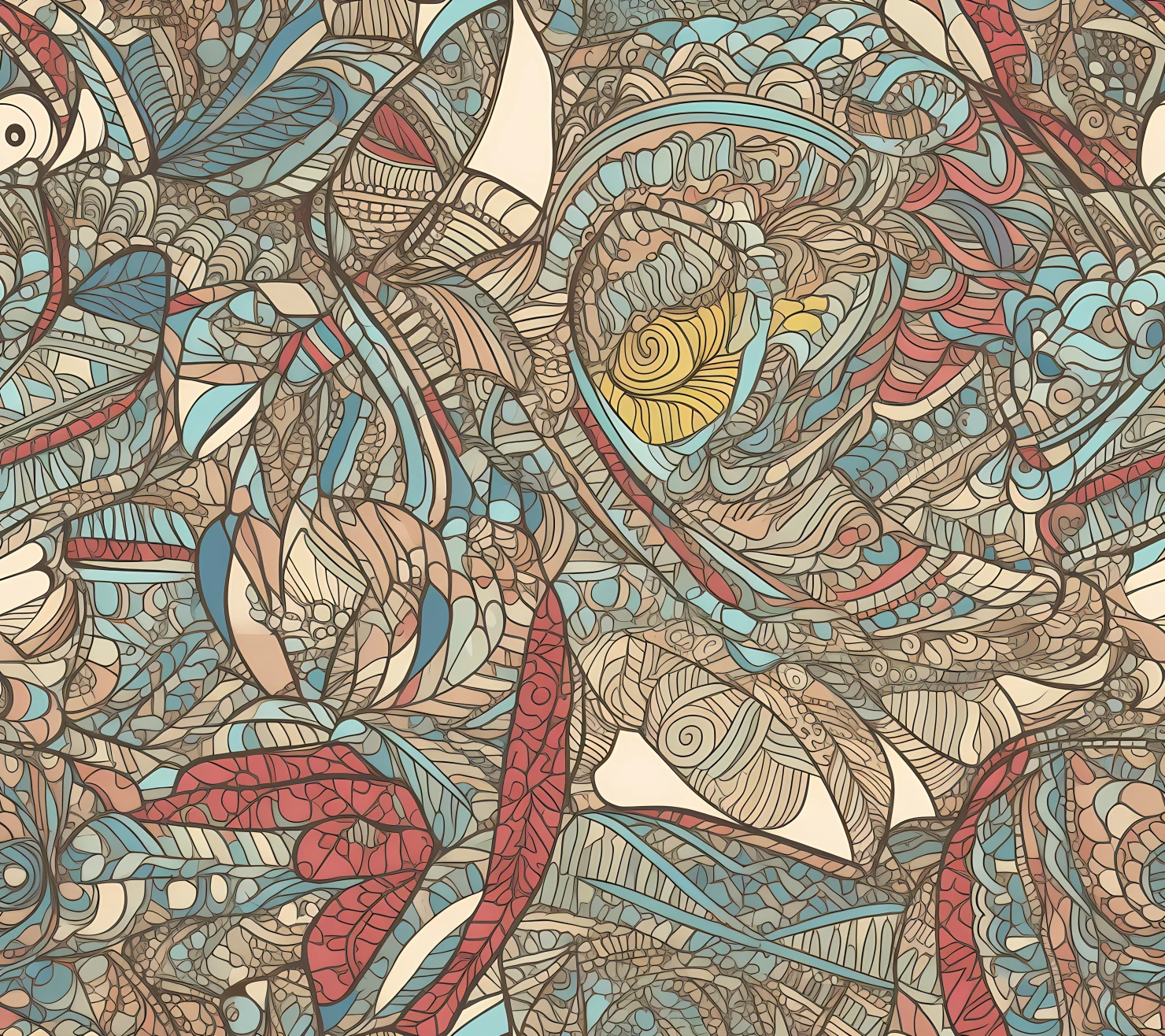 Turtle seamless pattern on a light color background #30386