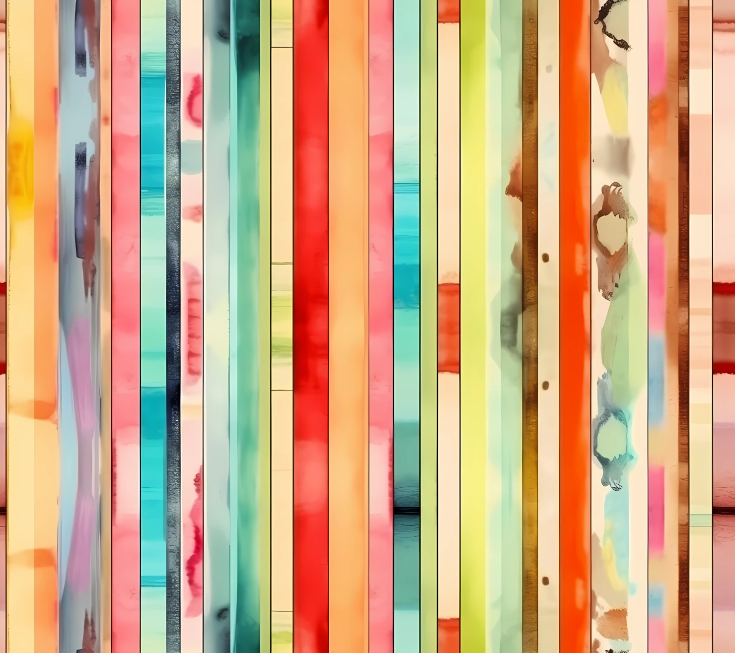 Watercolor stripes seamless pattern on a light color background #30416