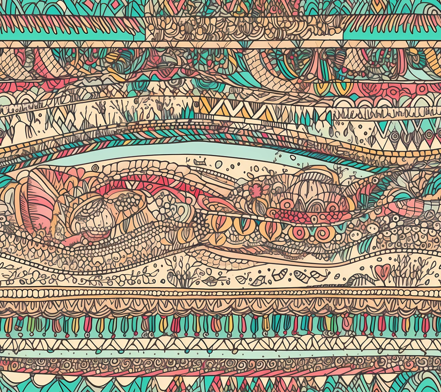 seamless pattern on a light color background #30435