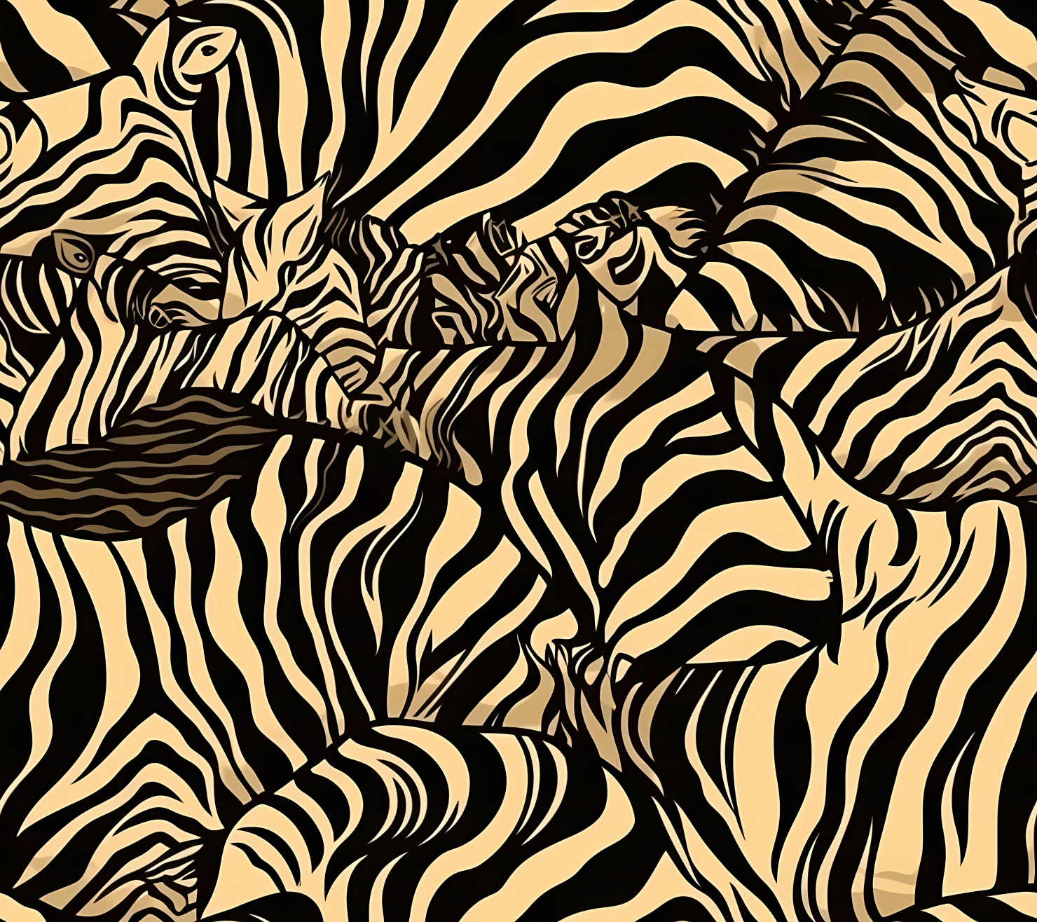 Zebra seamless pattern on a light color background #30447