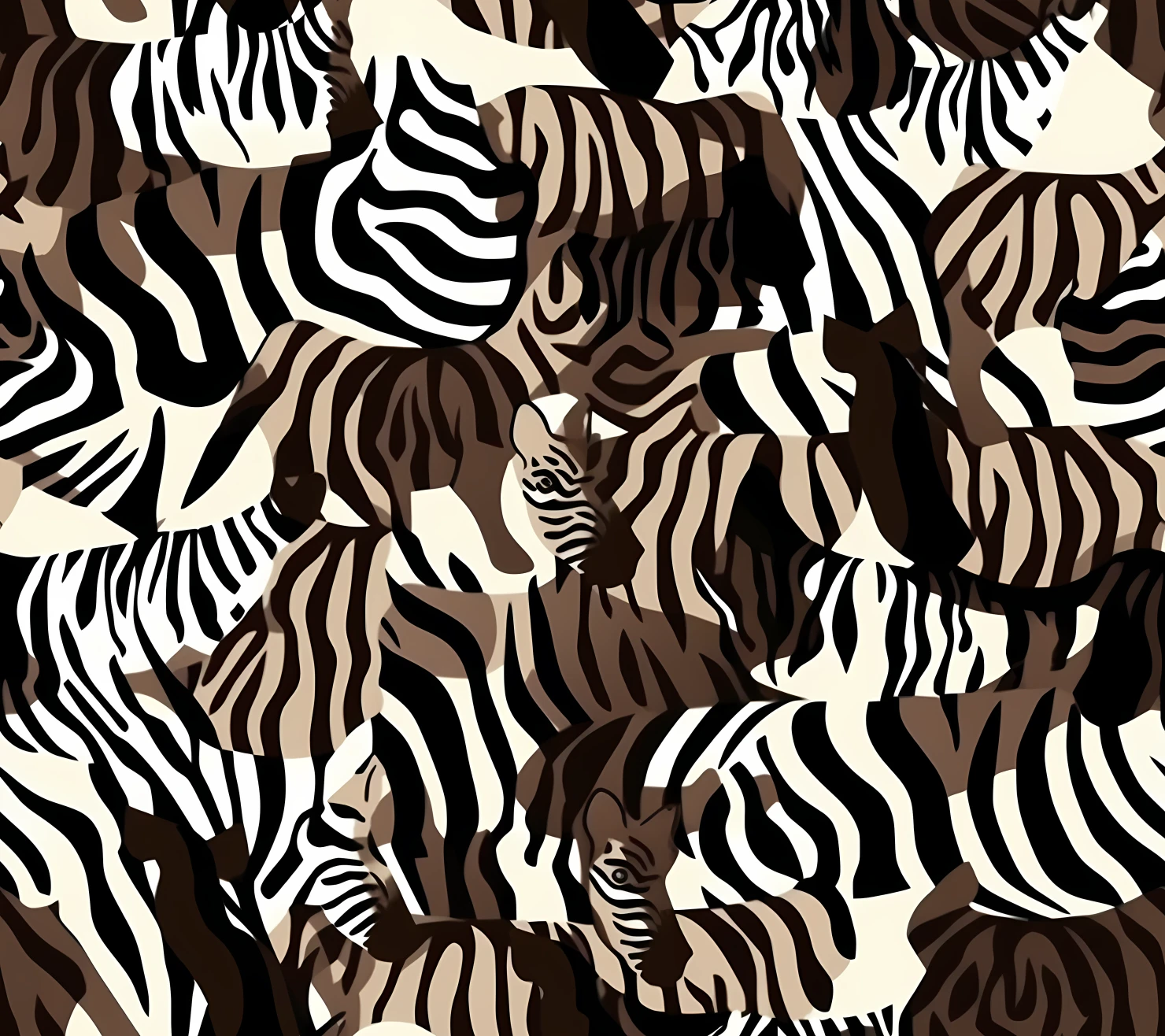 Zebra seamless pattern on a light color background #30453