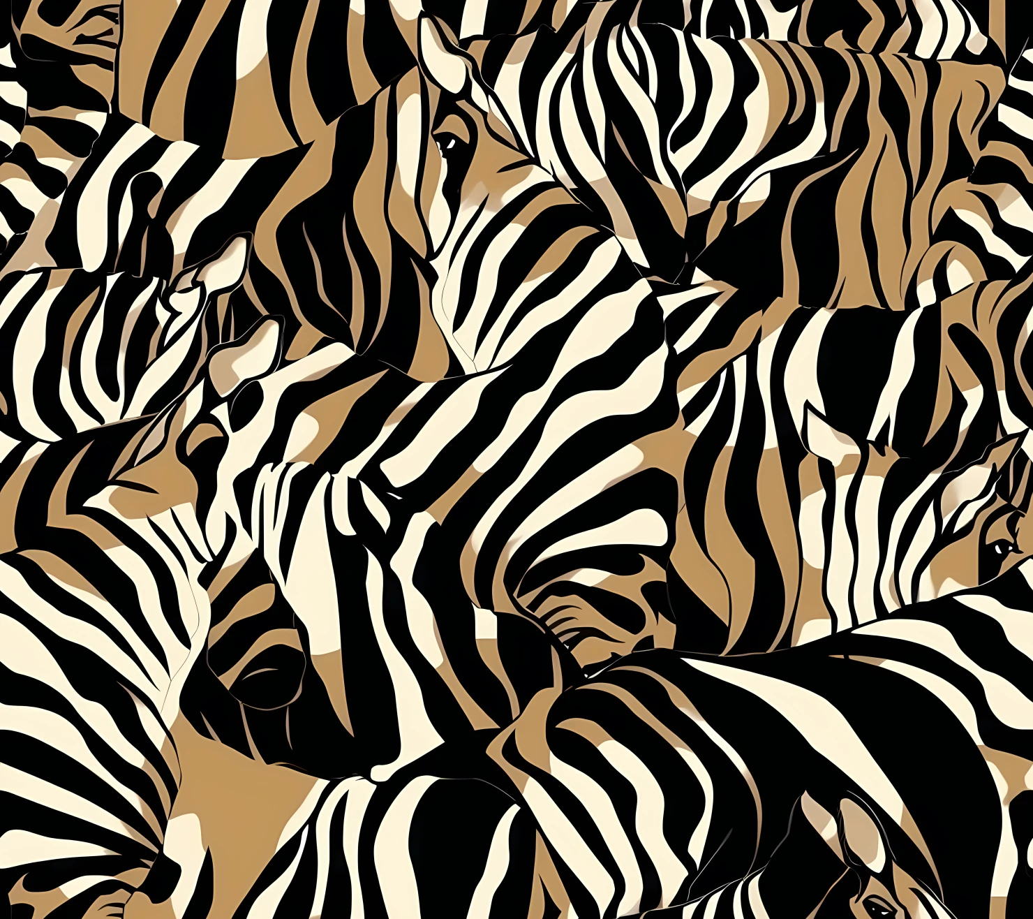 Zebra seamless pattern on a light color background #30458