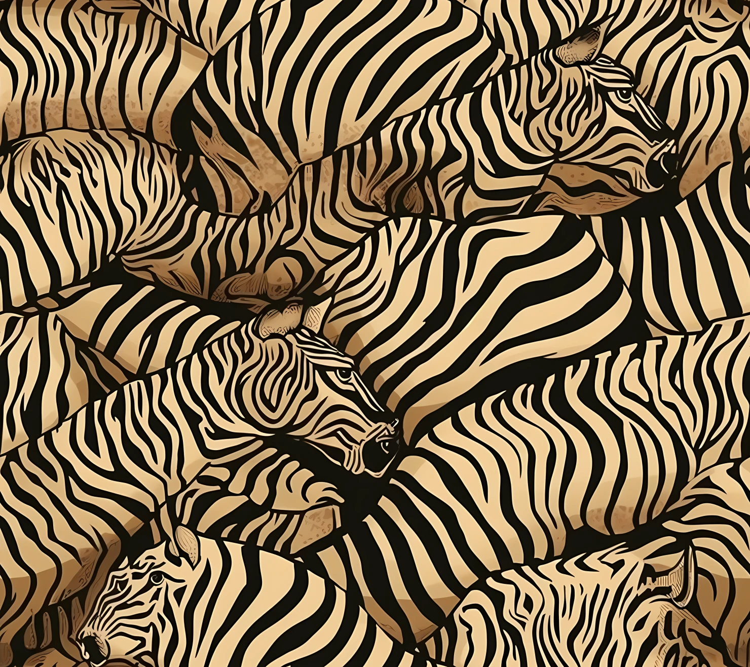 Zebra seamless pattern on a light color background #30459