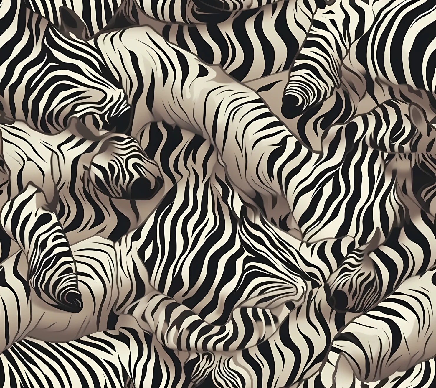 Zebra seamless pattern on a light color background #30460