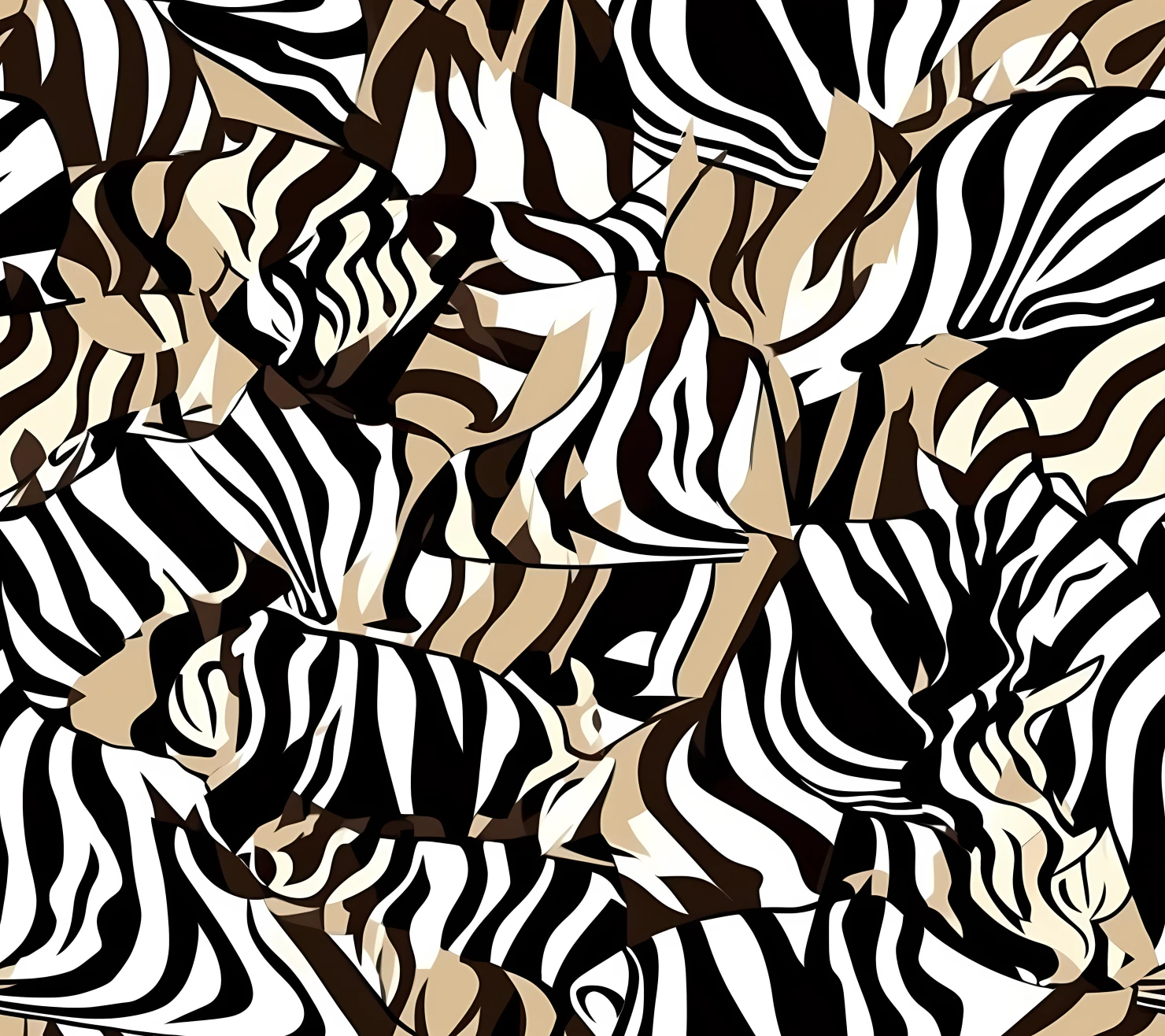 Zebra seamless pattern on a light color background #30464
