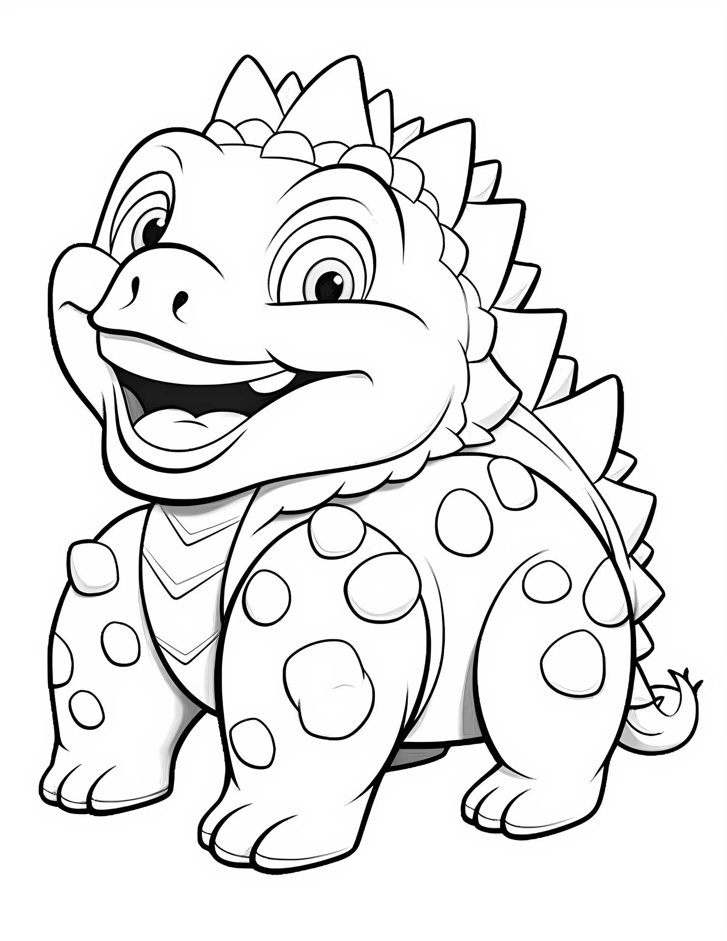 Ankylosaurs for kids coloring page on white color background #30496