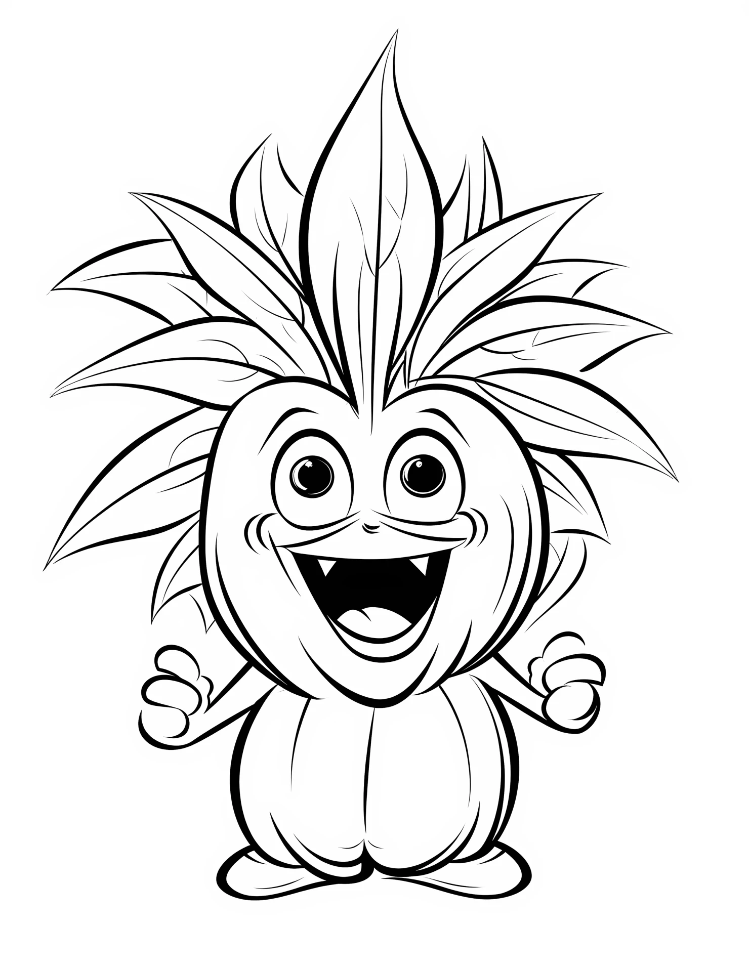 Apple for kids coloring page on white color background #30525