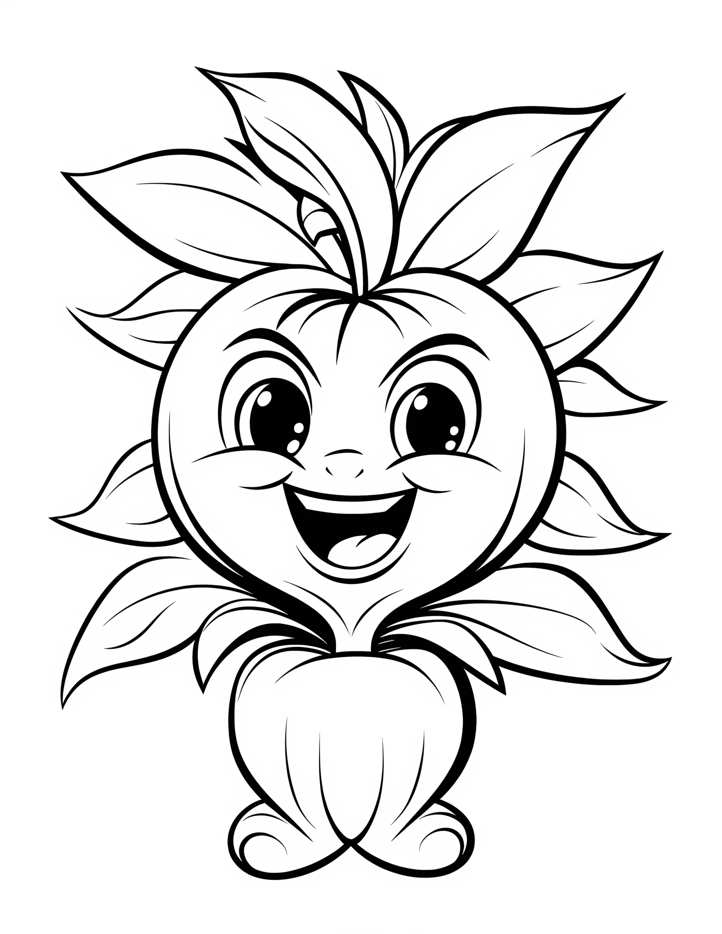 Apple for kids coloring page on white color background #30536
