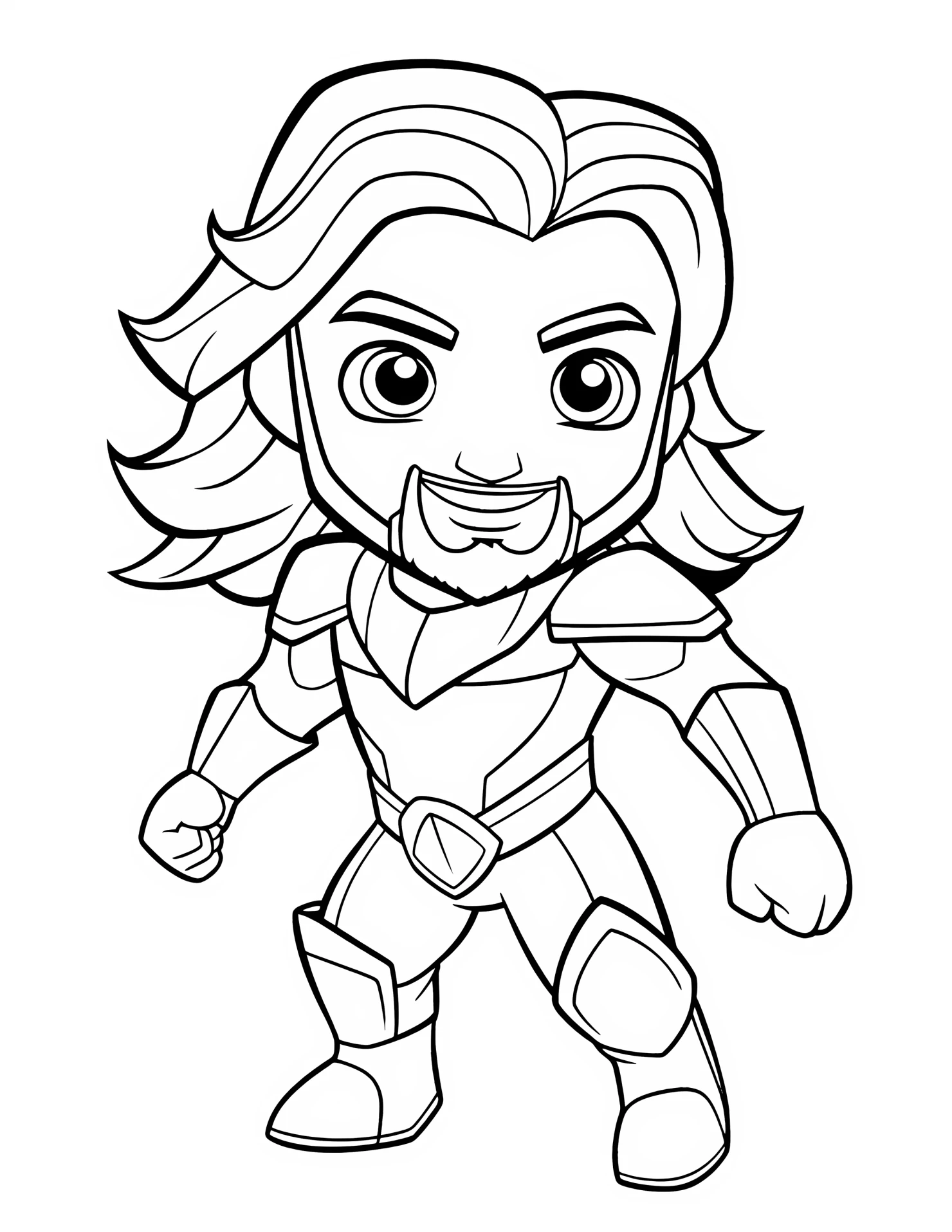 Aquaman for kids coloring page on white color background #30538