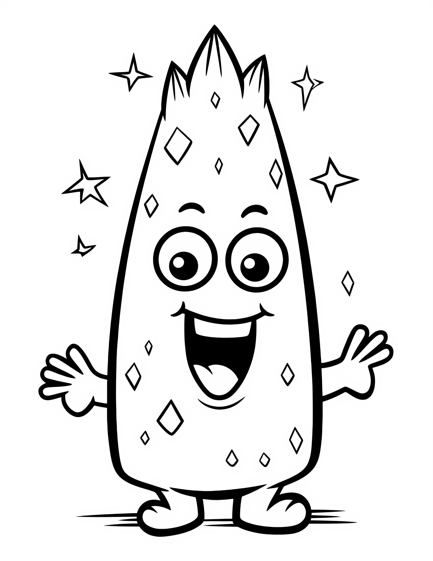 Asteroid for kids coloring page on white color background #30567