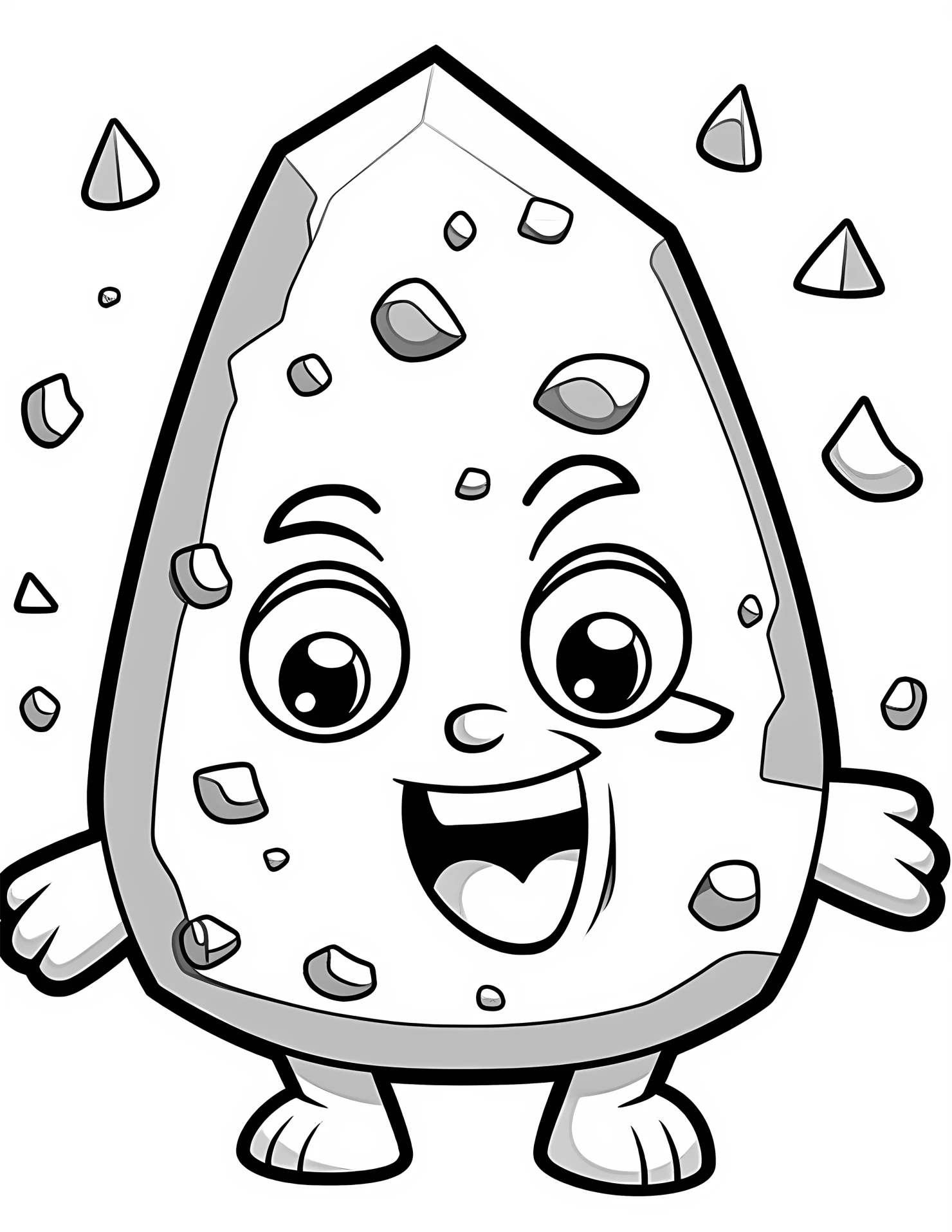 Asteroid for kids coloring page on white color background #30569