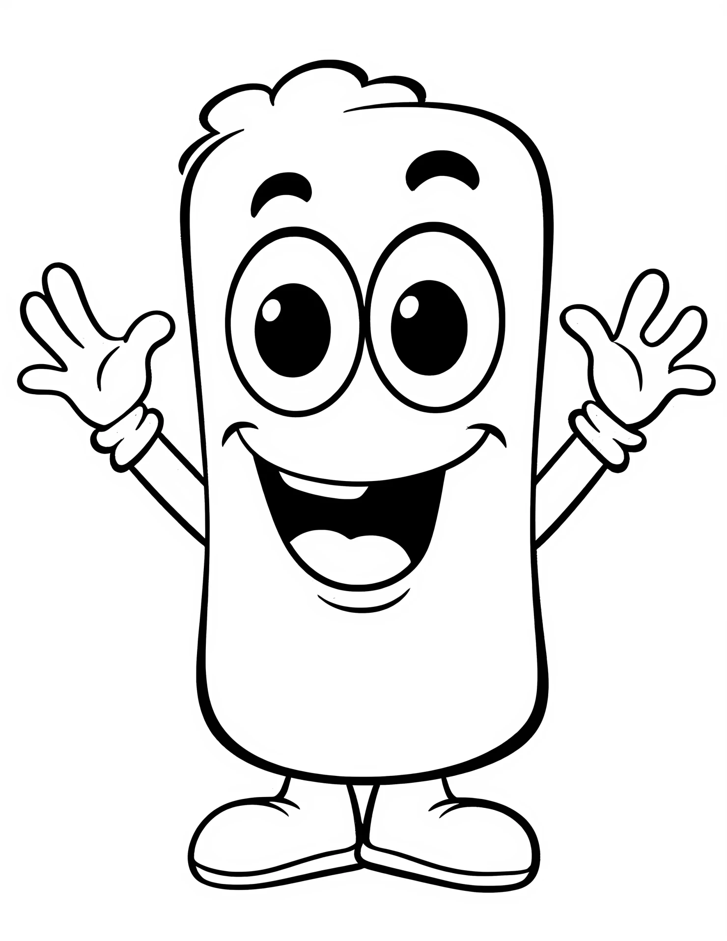 Backhand for kids coloring page on white color background #30596