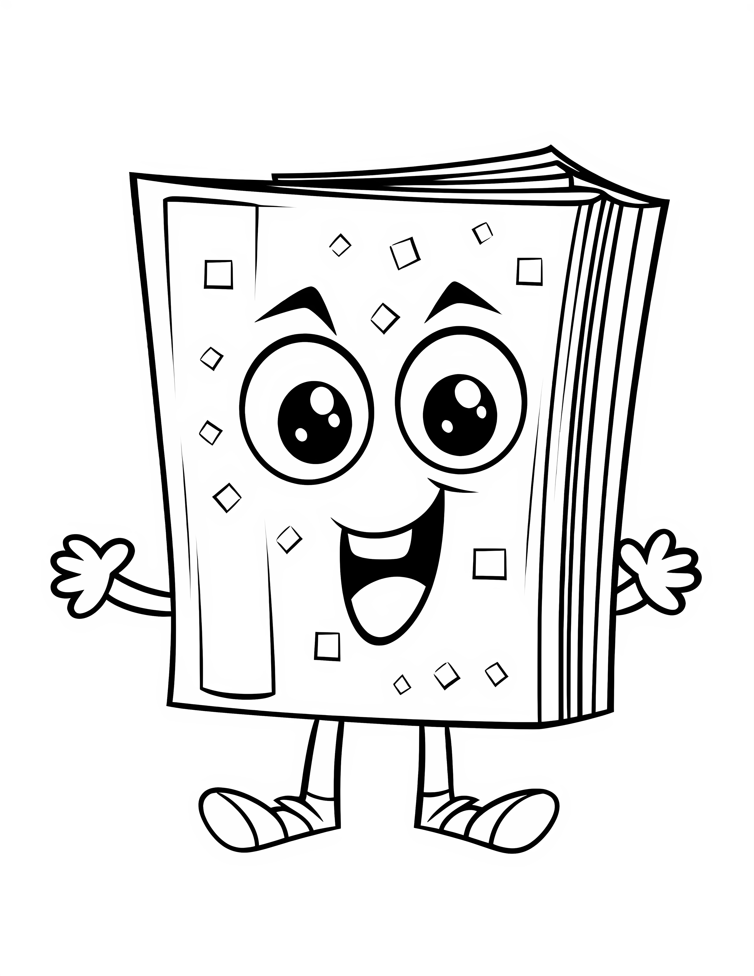 Book for kids coloring page on white color background #30750