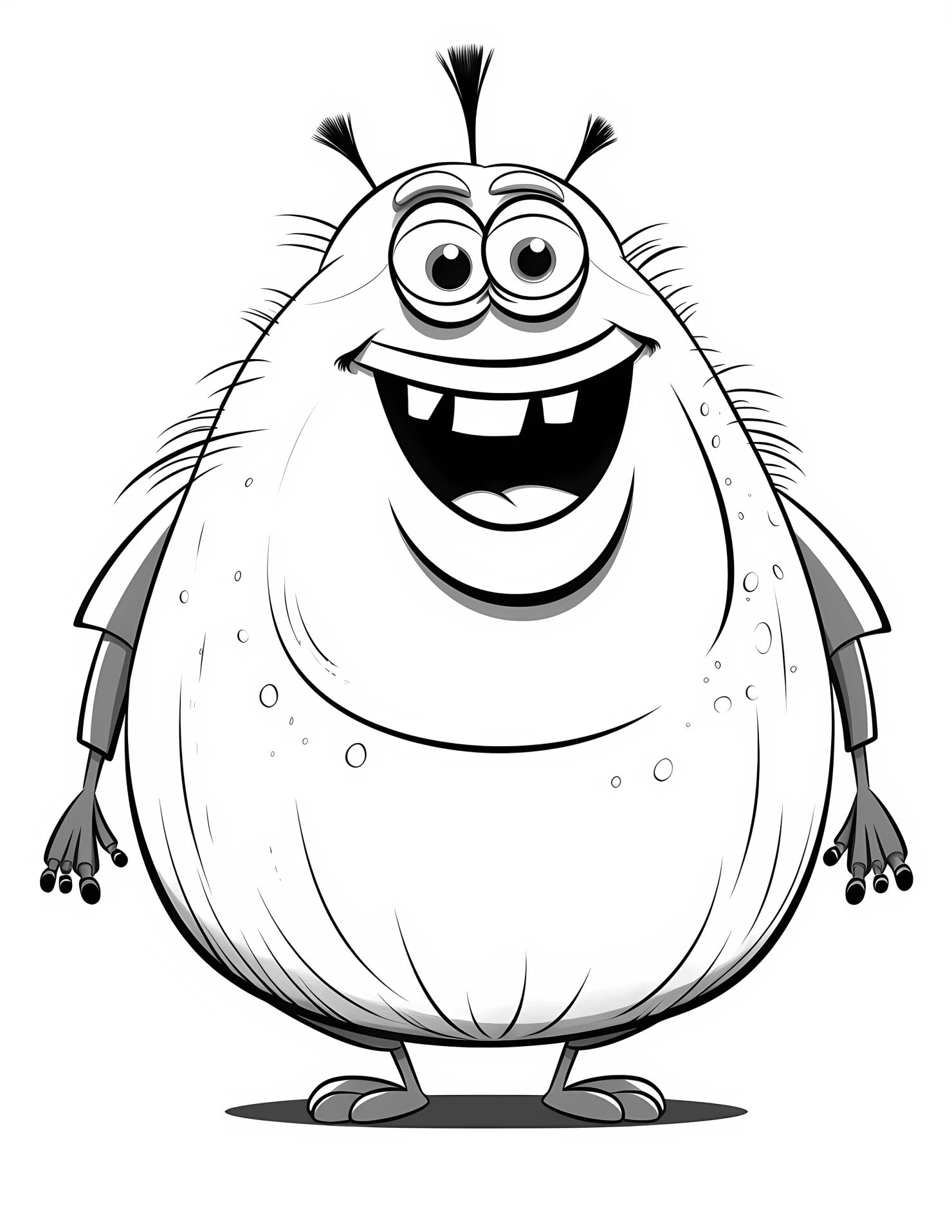Beetle for kids coloring page on white color background #30694