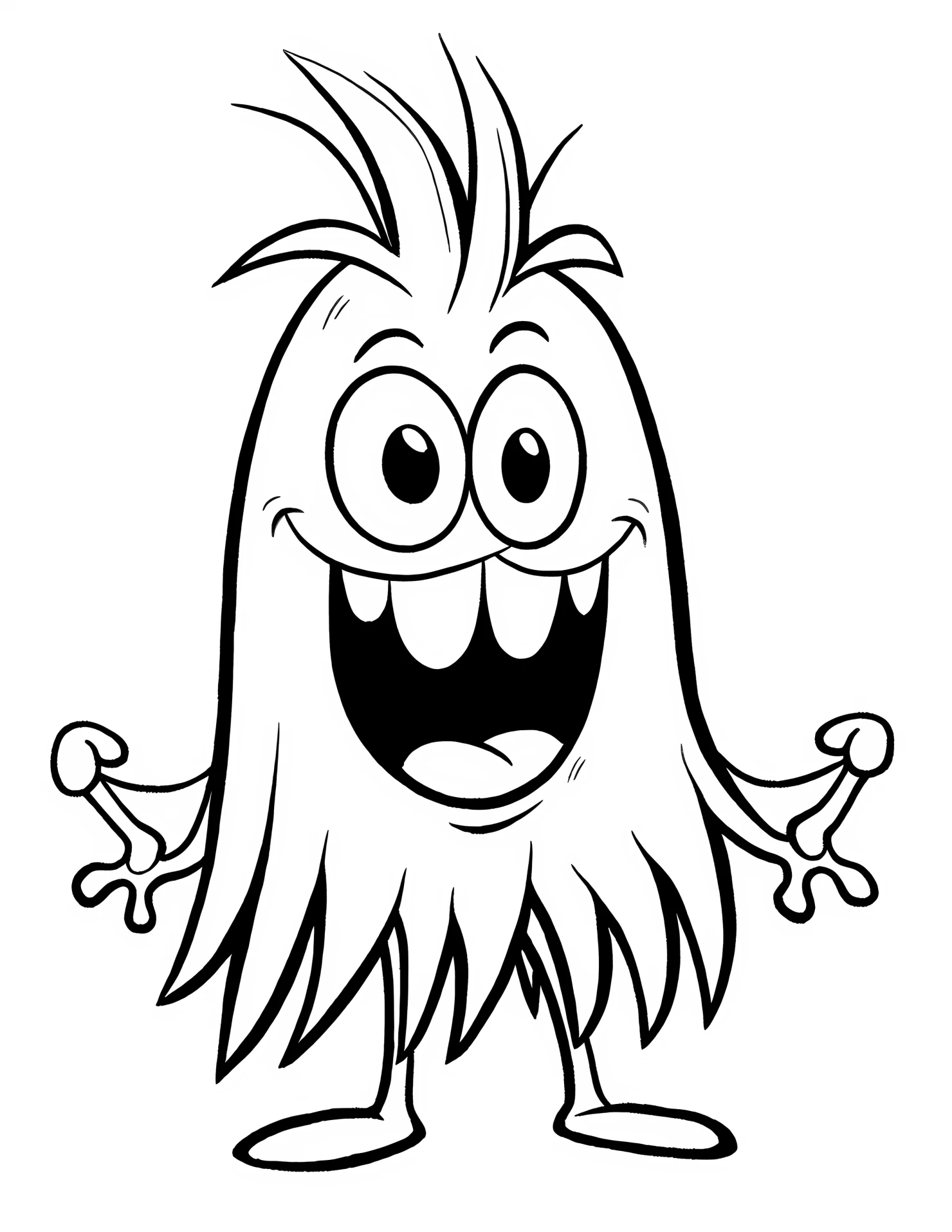 Bleach copy for kids coloring page on white color background #30734