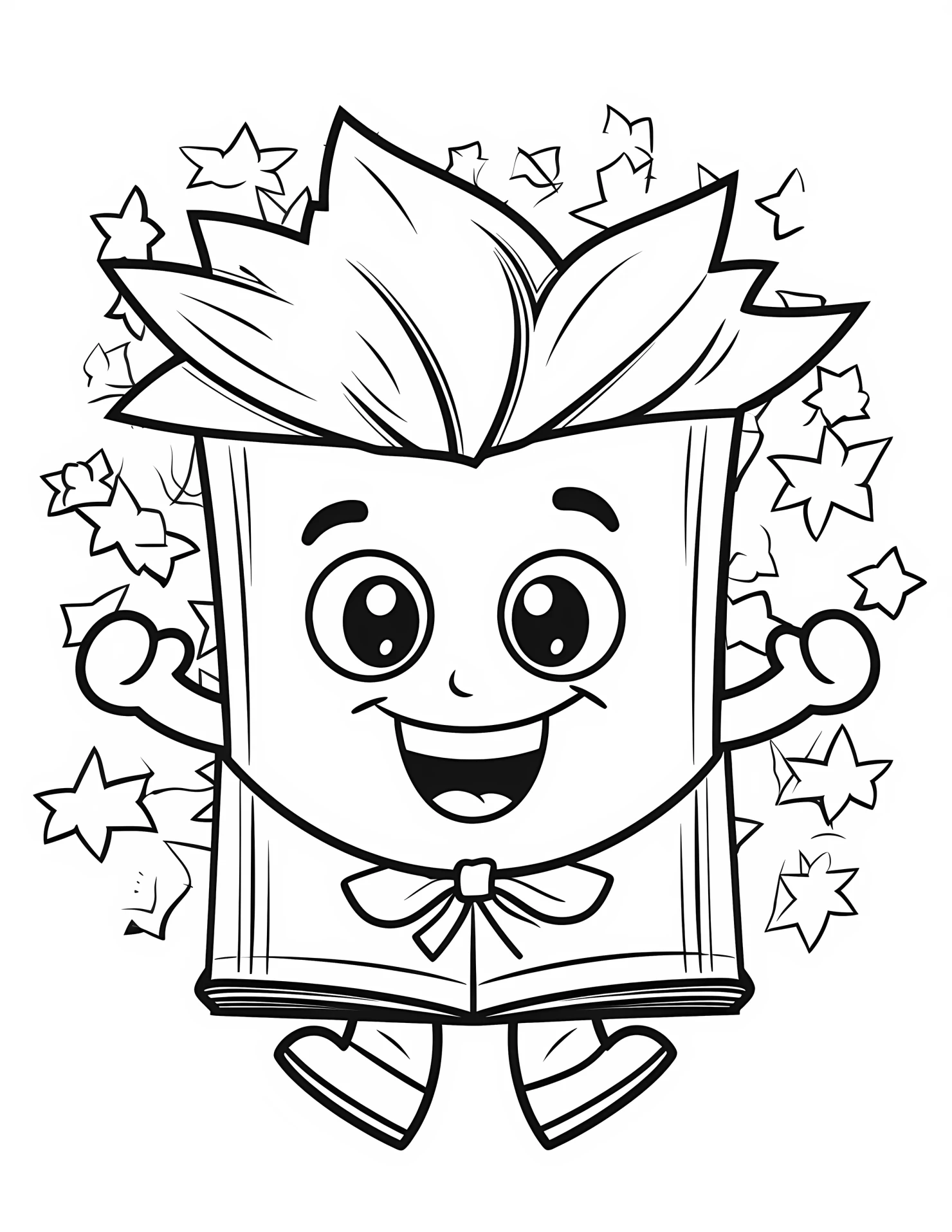 Book for kids coloring page on white color background #30751